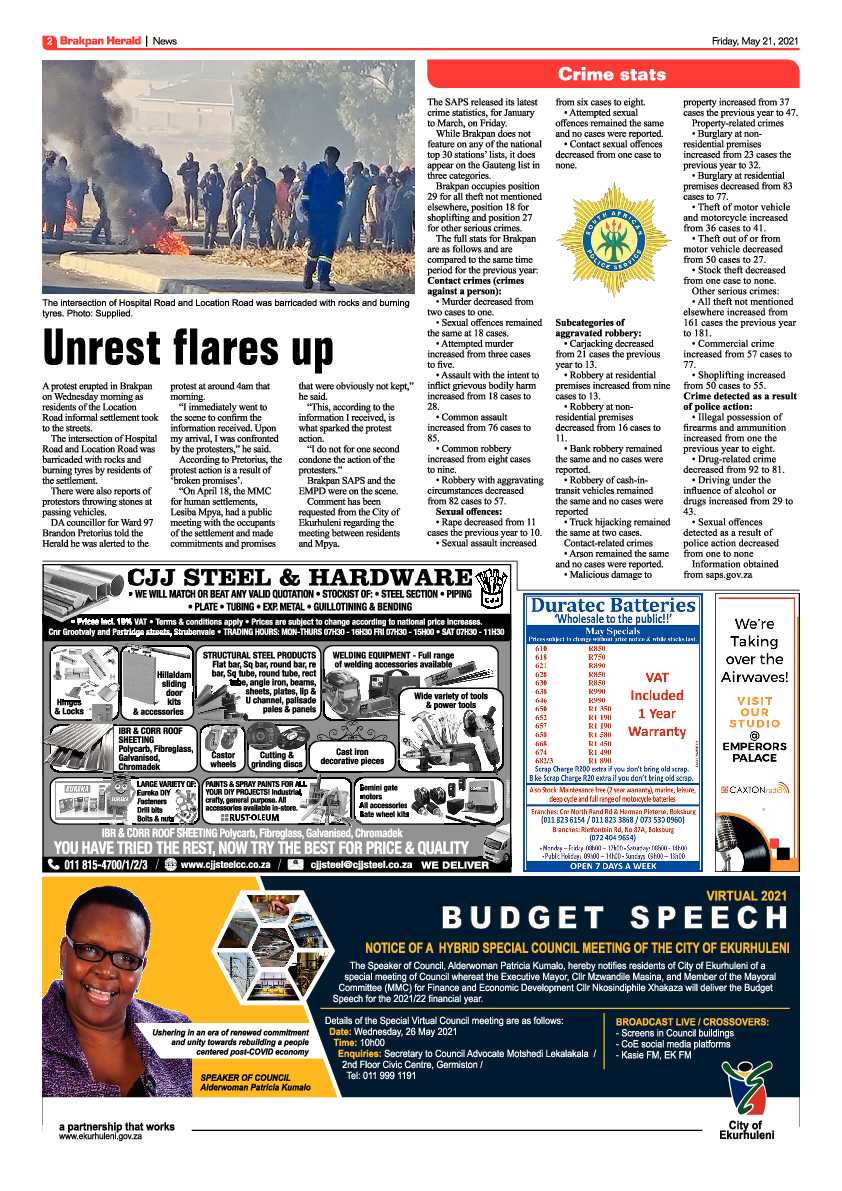 Brakpan Herald 21 May 2021 page 2