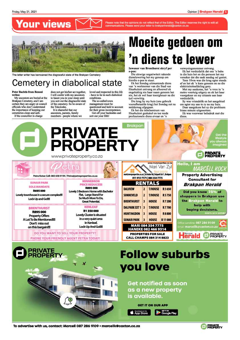 Brakpan Herald 21 May 2021 page 5