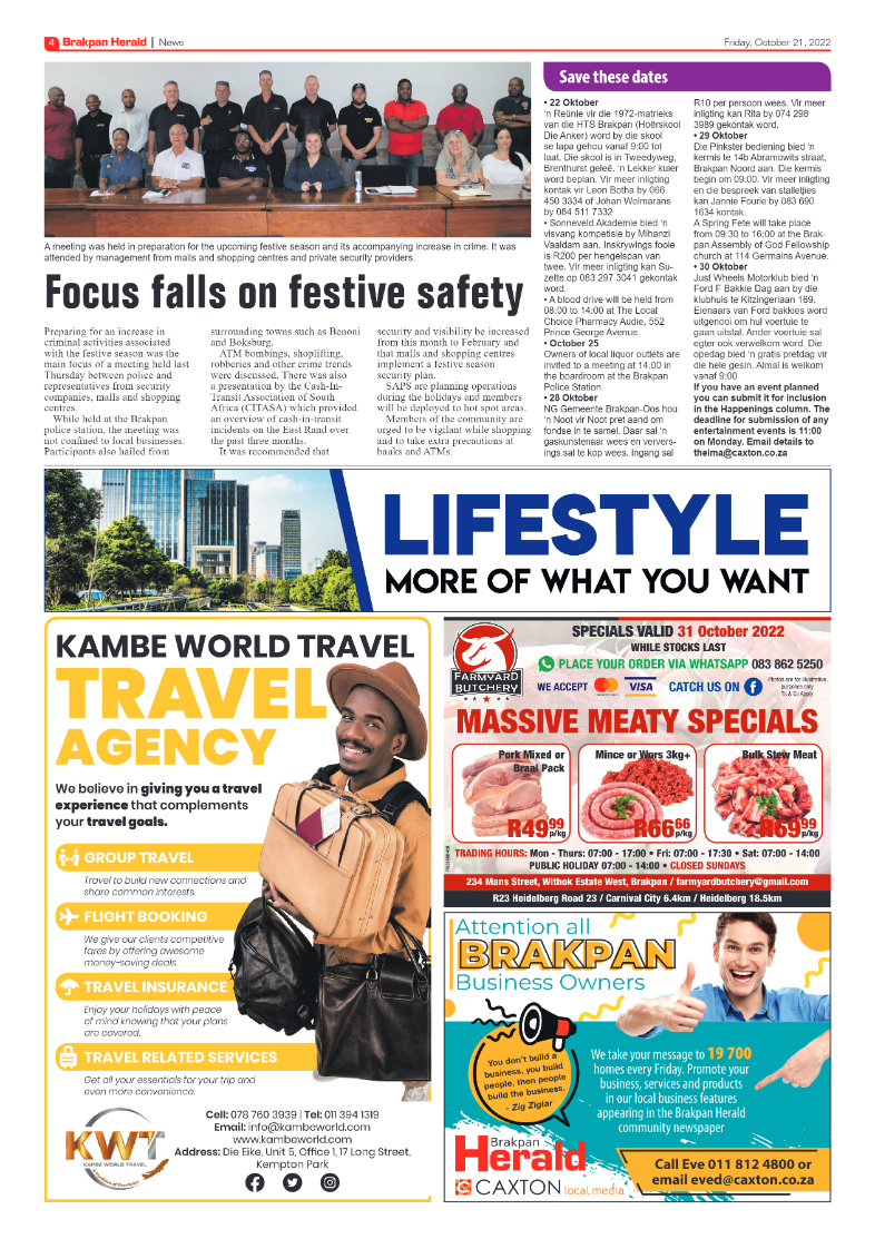 Brakpan Herald 21 Oct 2022 page 4