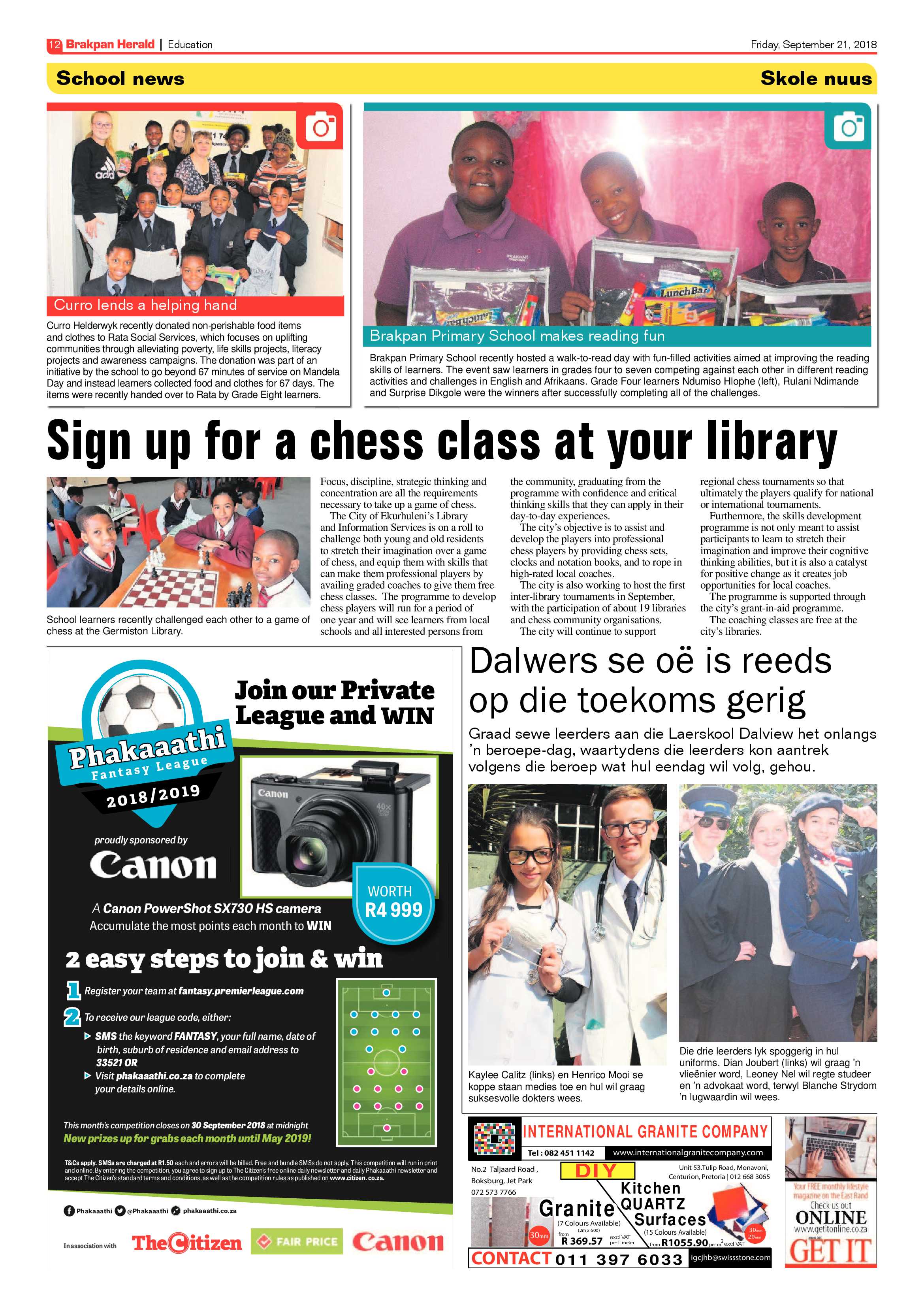 Brakpan Herald 21 September 2018 page 12