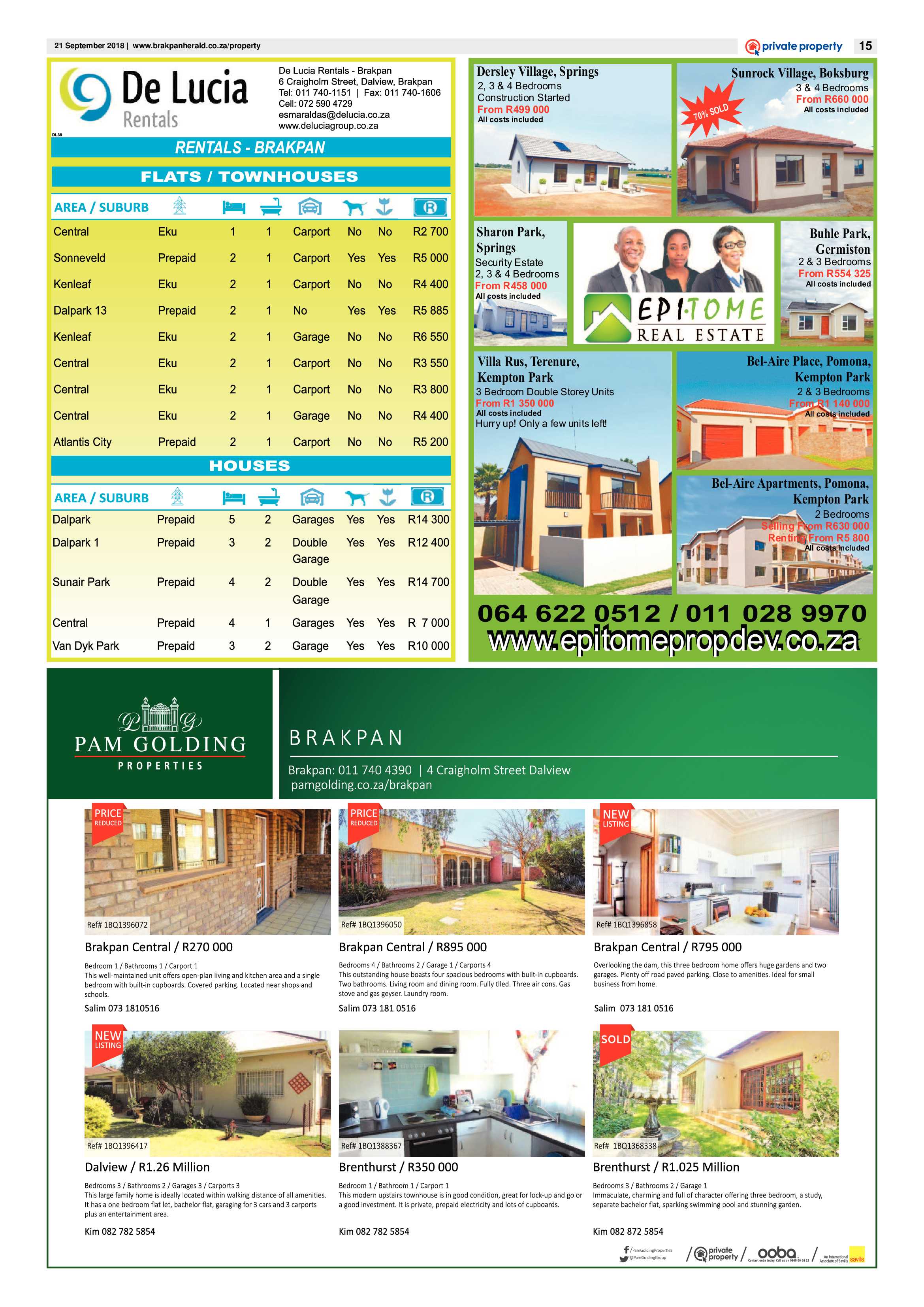 Brakpan Herald 21 September 2018 page 15