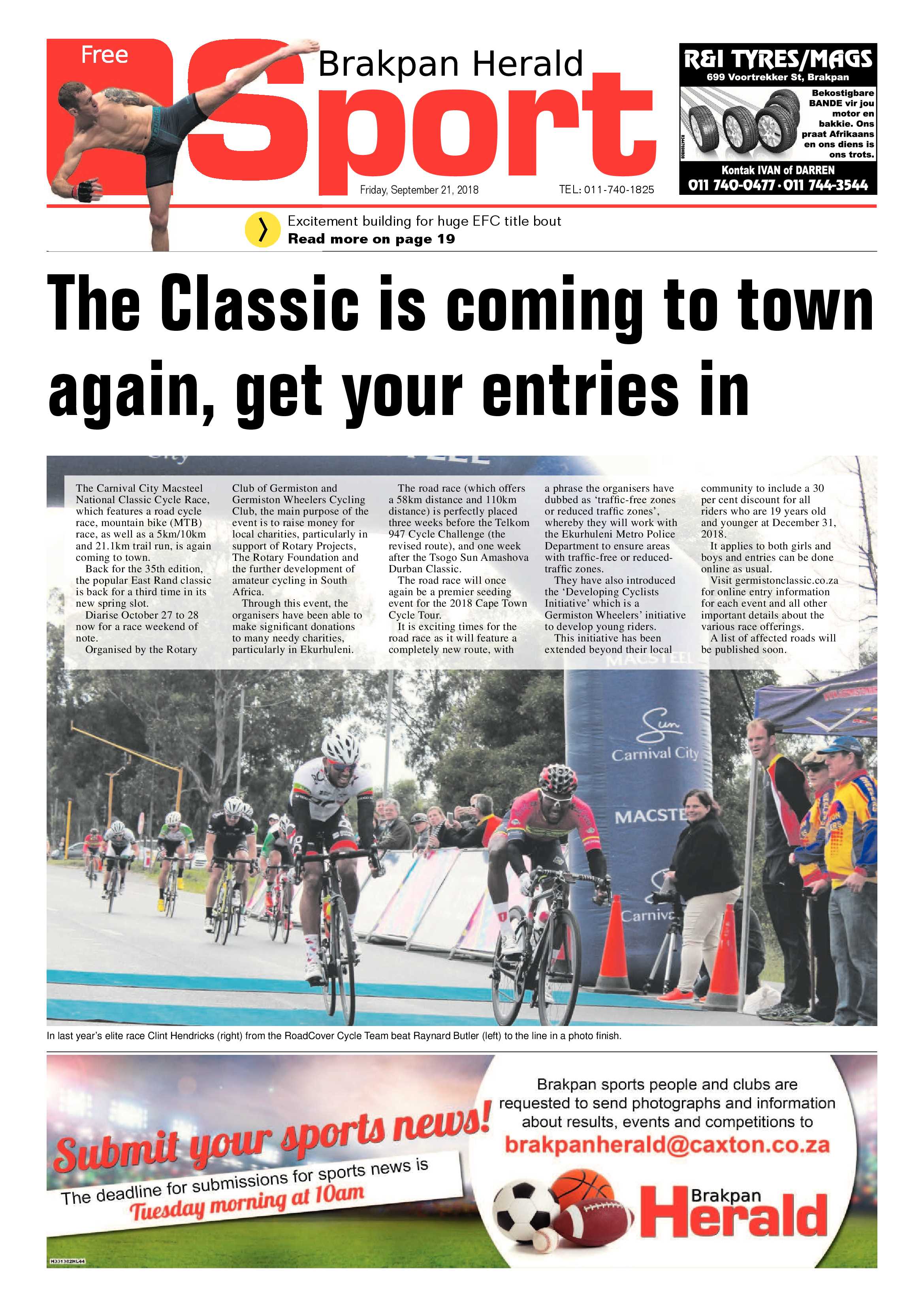 Brakpan Herald 21 September 2018 page 20