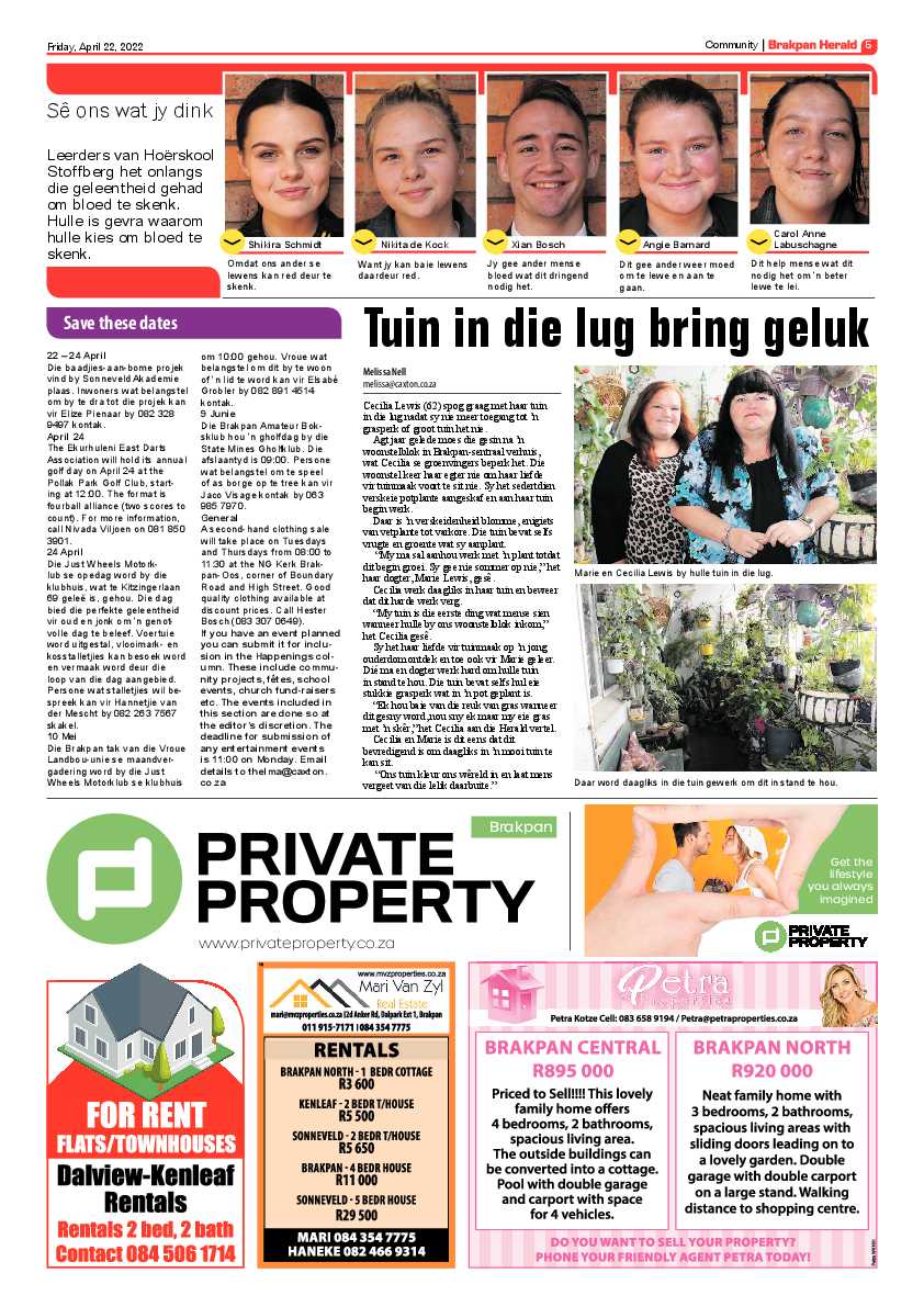 Brakpan Herald 22 April 2022 page 5
