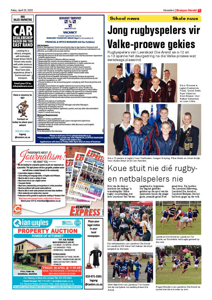 Brakpan Herald 22 April 2022 page 7
