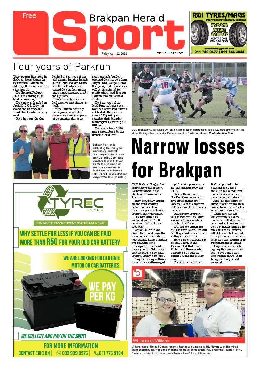 Brakpan Herald 22 April 2022 page 8