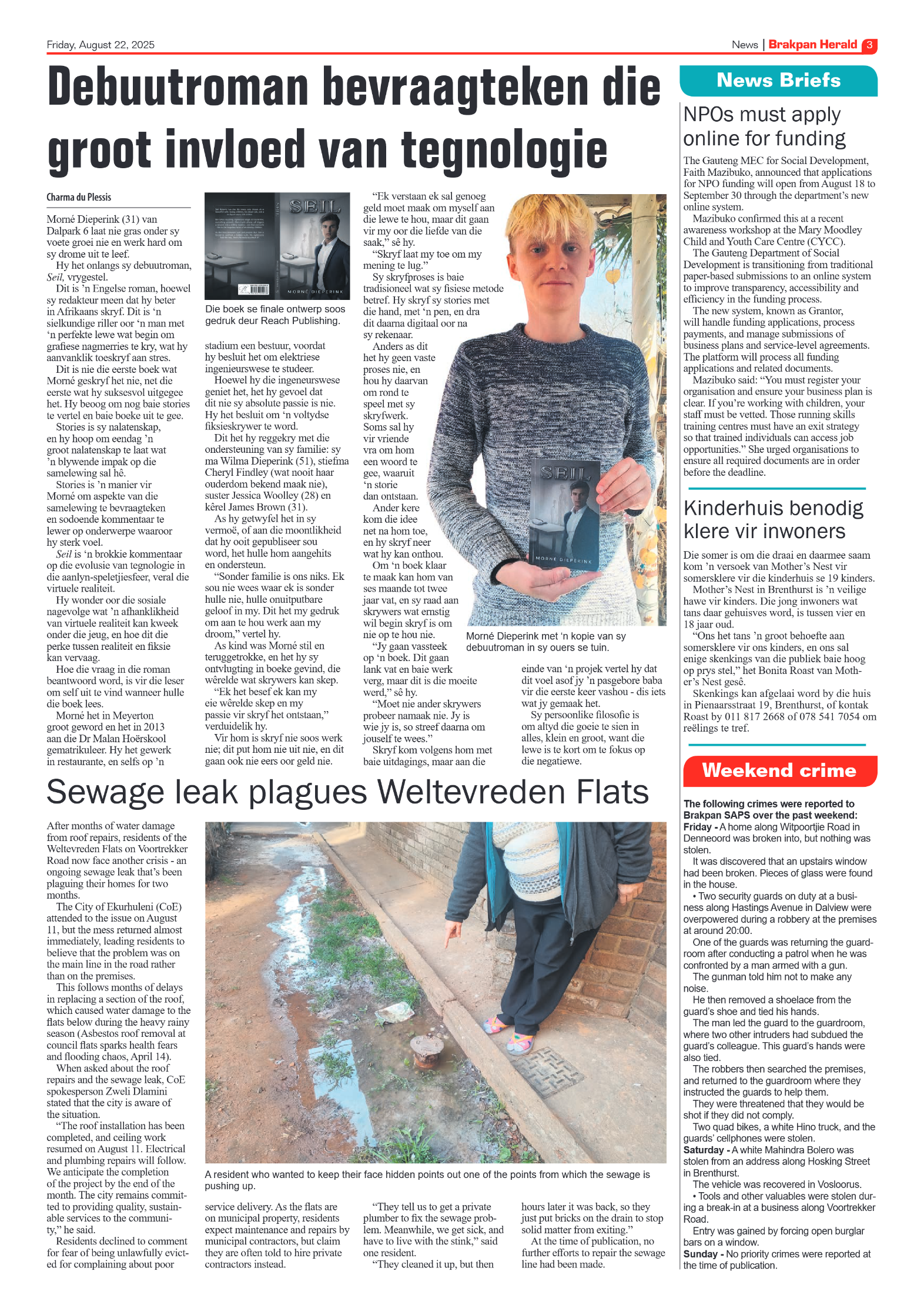 Brakpan Herald 22 August 2025 page 3