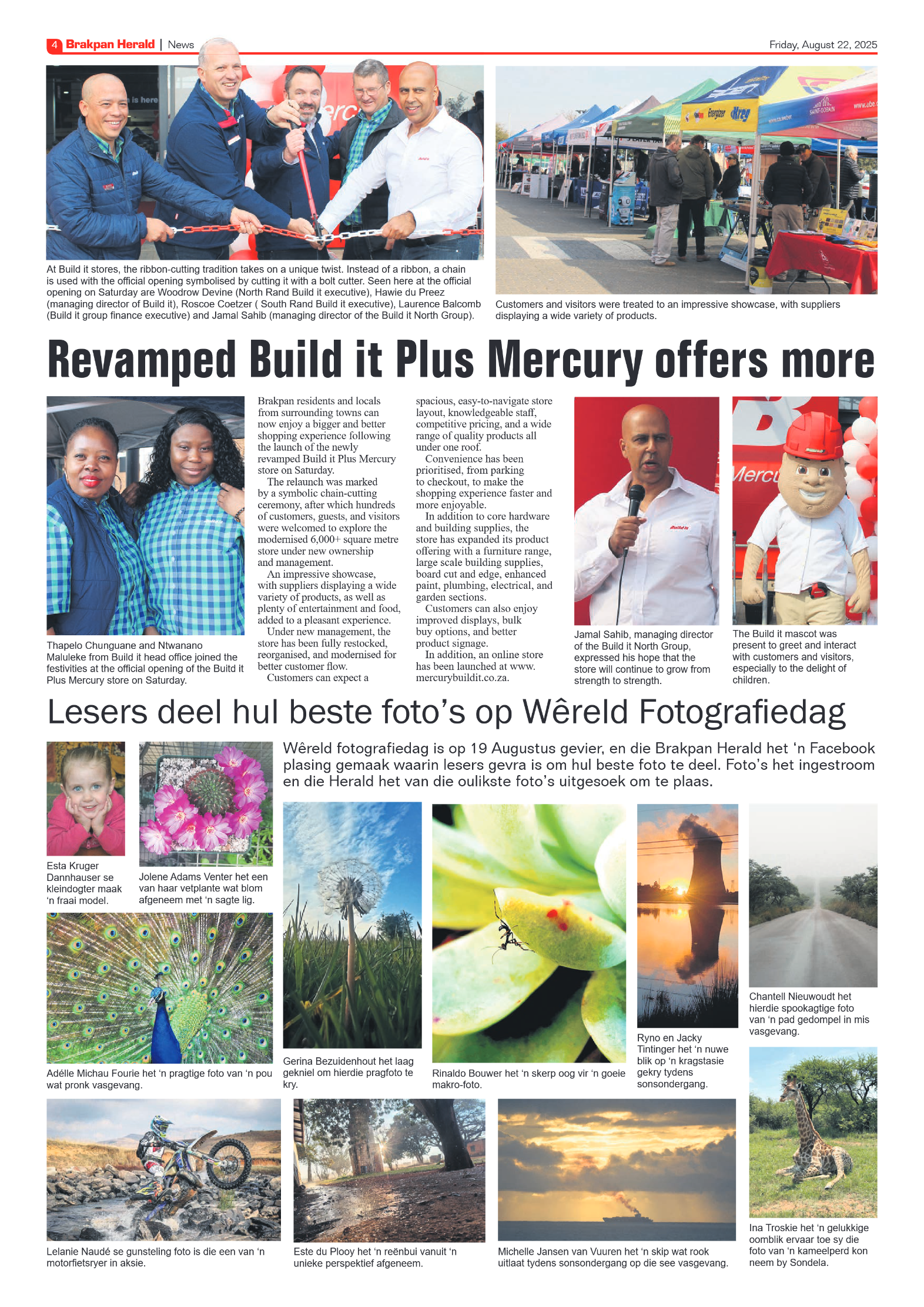 Brakpan Herald 22 August 2025 page 4