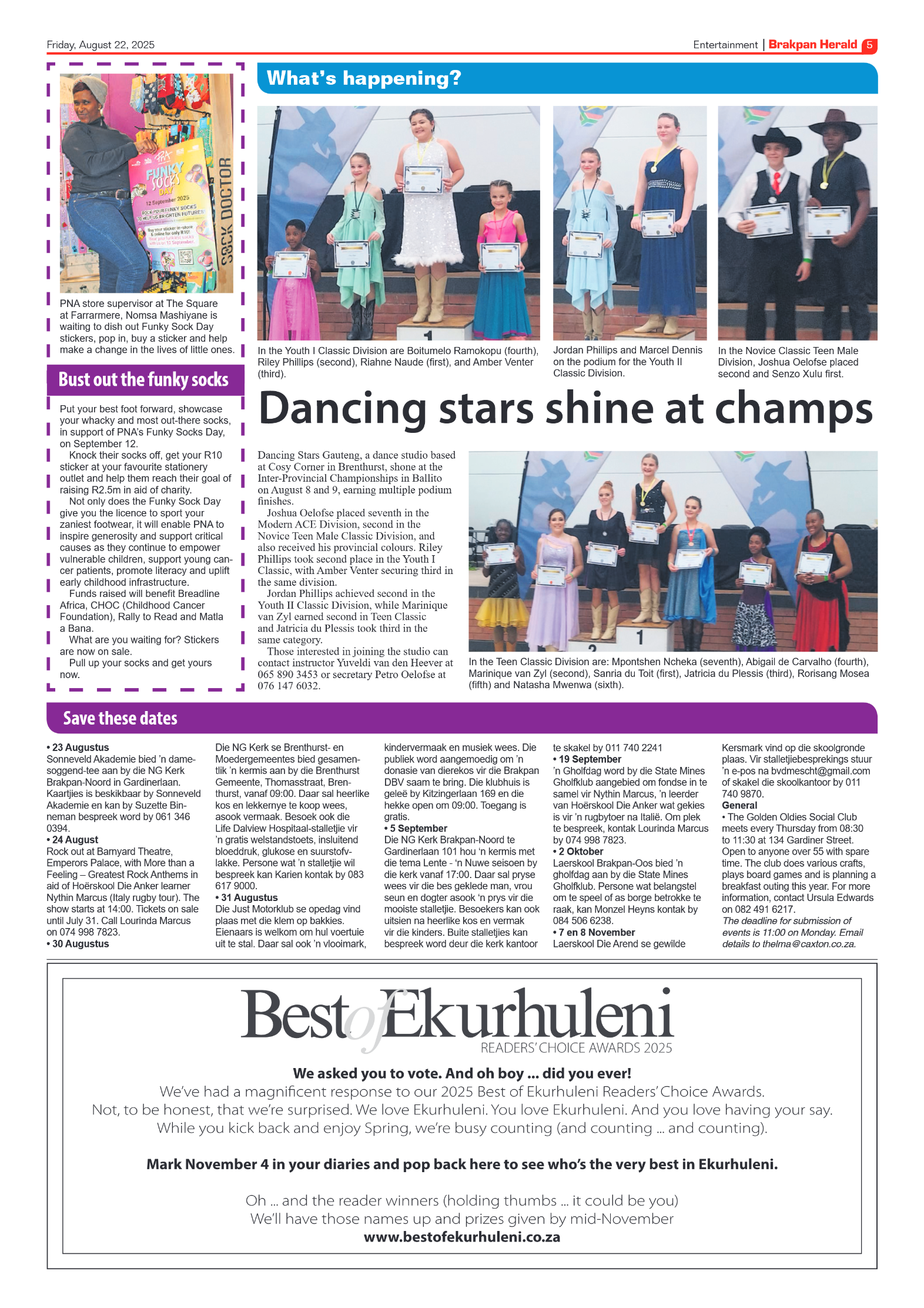 Brakpan Herald 22 August 2025 page 5