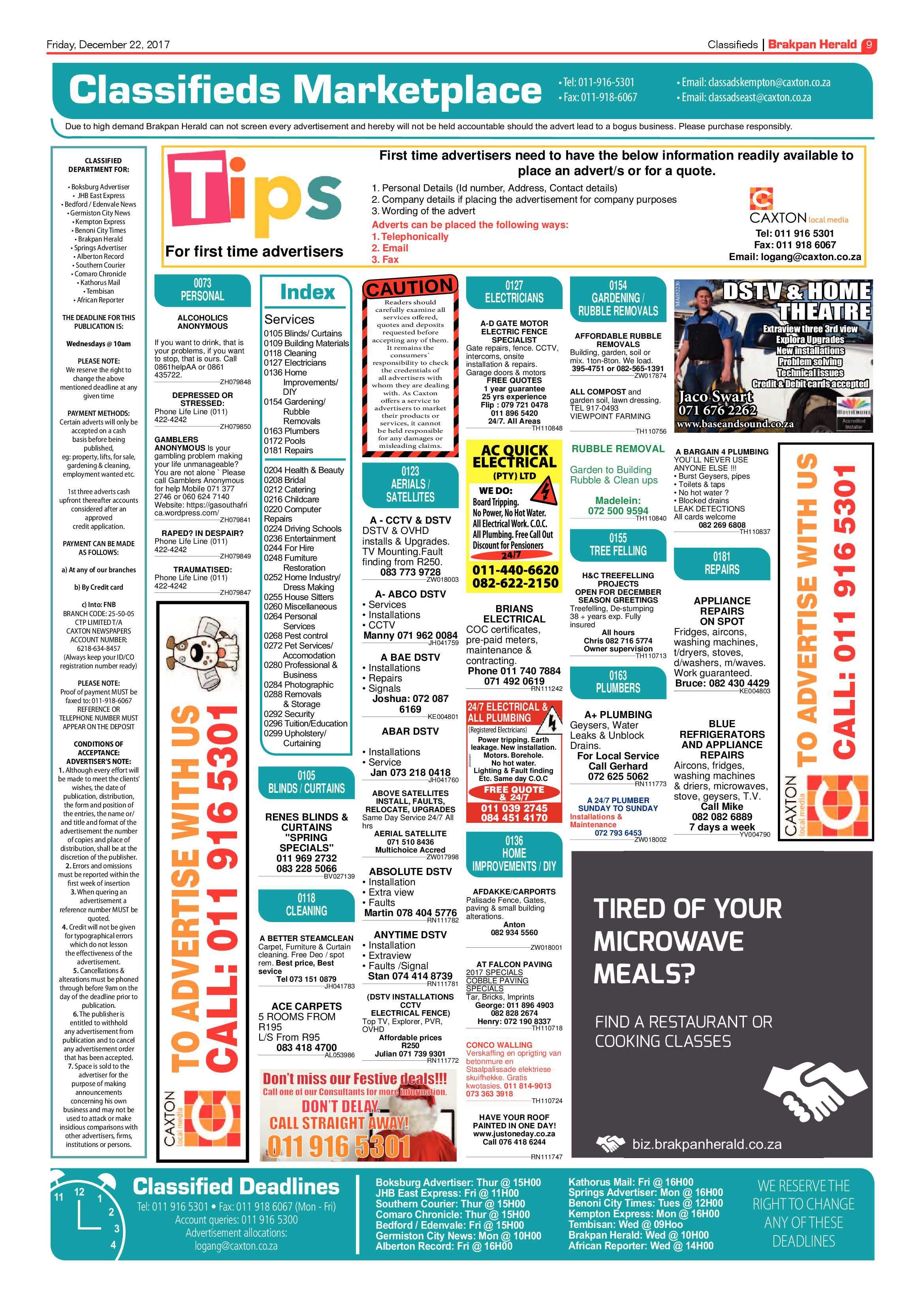 Brakpan Herald 22 December 2017 page 11