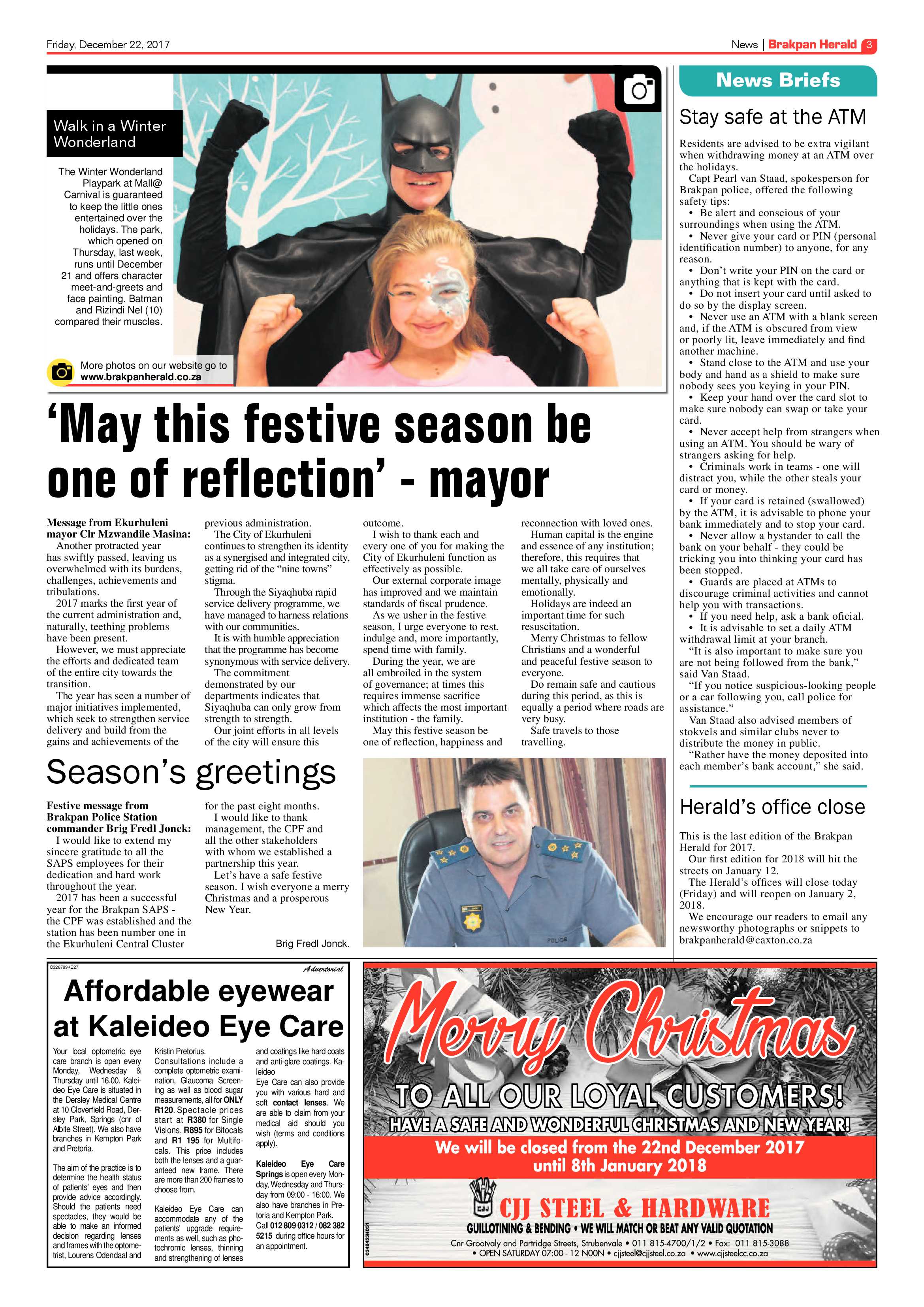Brakpan Herald 22 December 2017 page 5