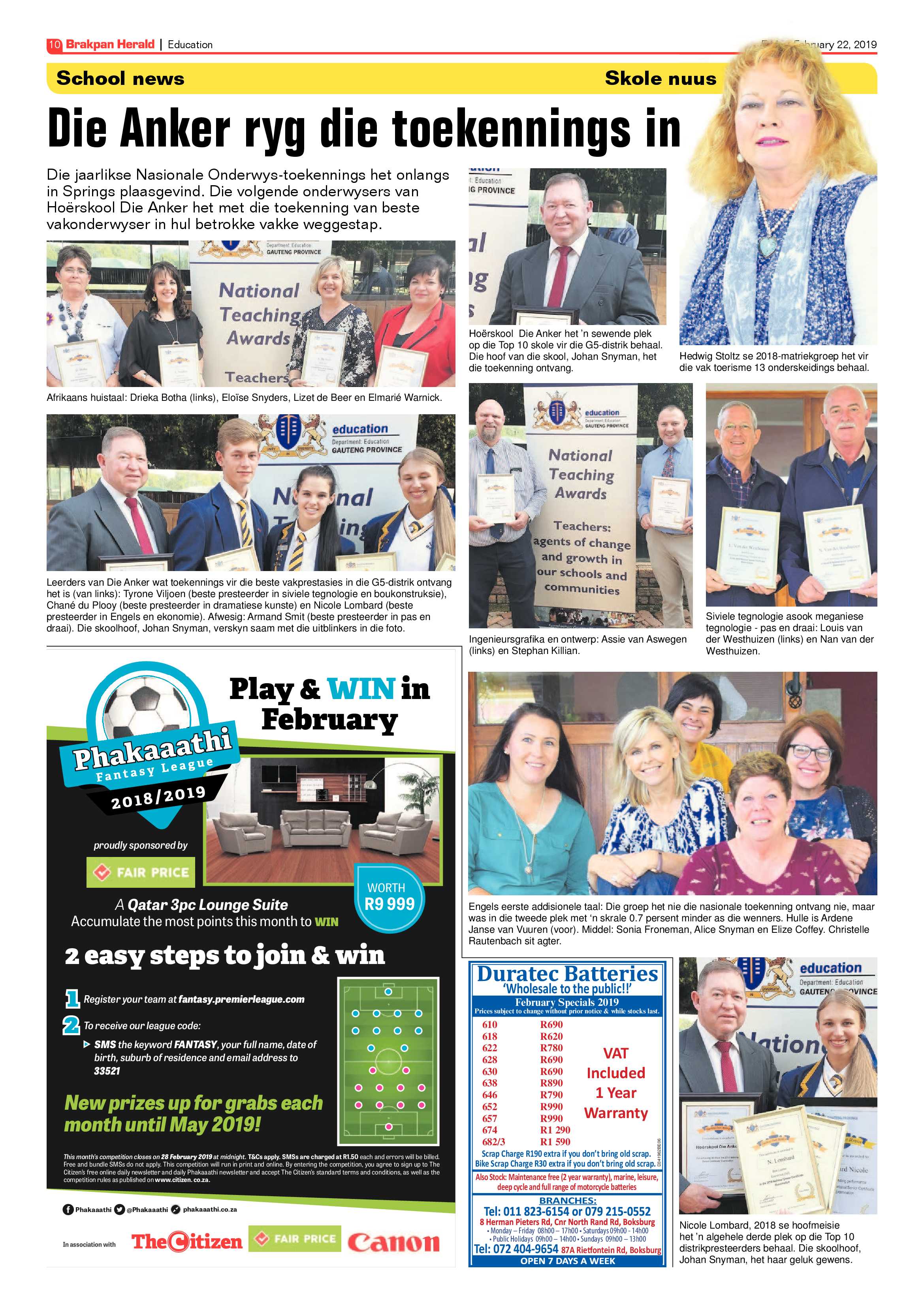 Brakpan Herald 22 February 2019 page 10