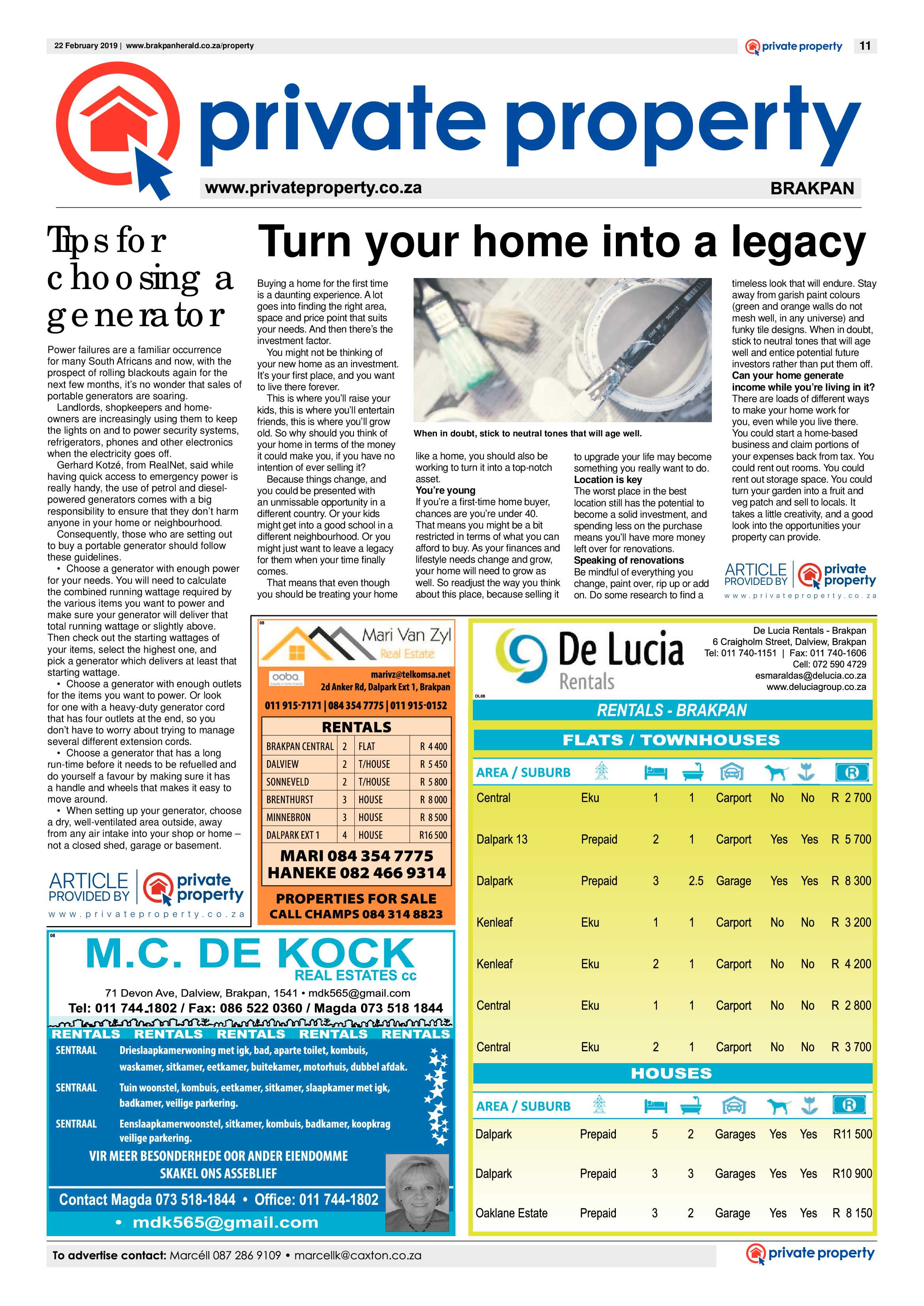 Brakpan Herald 22 February 2019 page 11