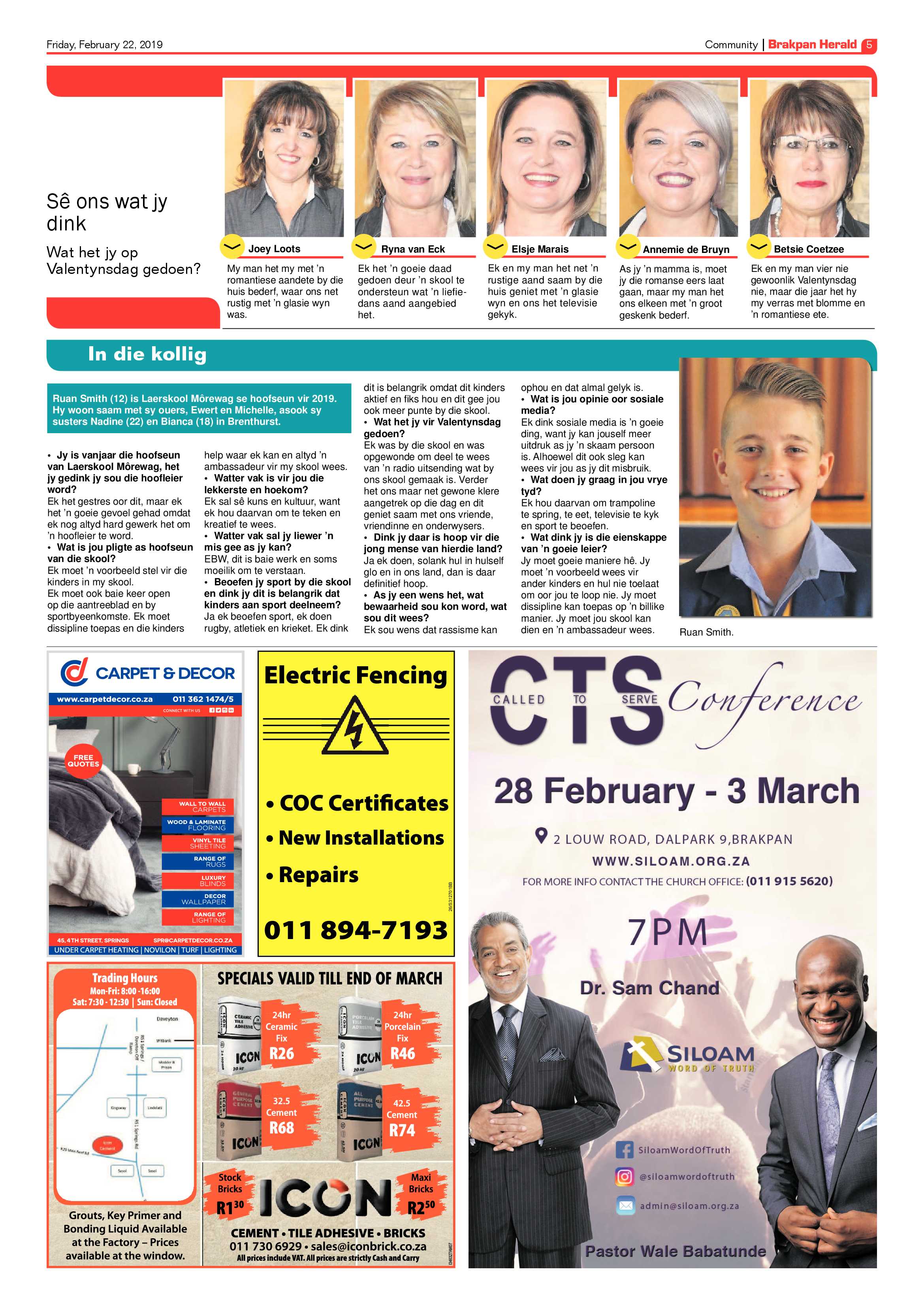 Brakpan Herald 22 February 2019 page 5