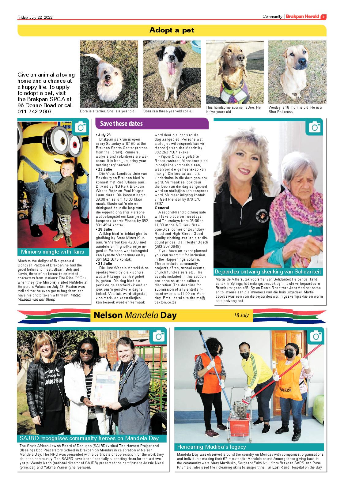 Brakpan Herald 22 July 2022 page 5
