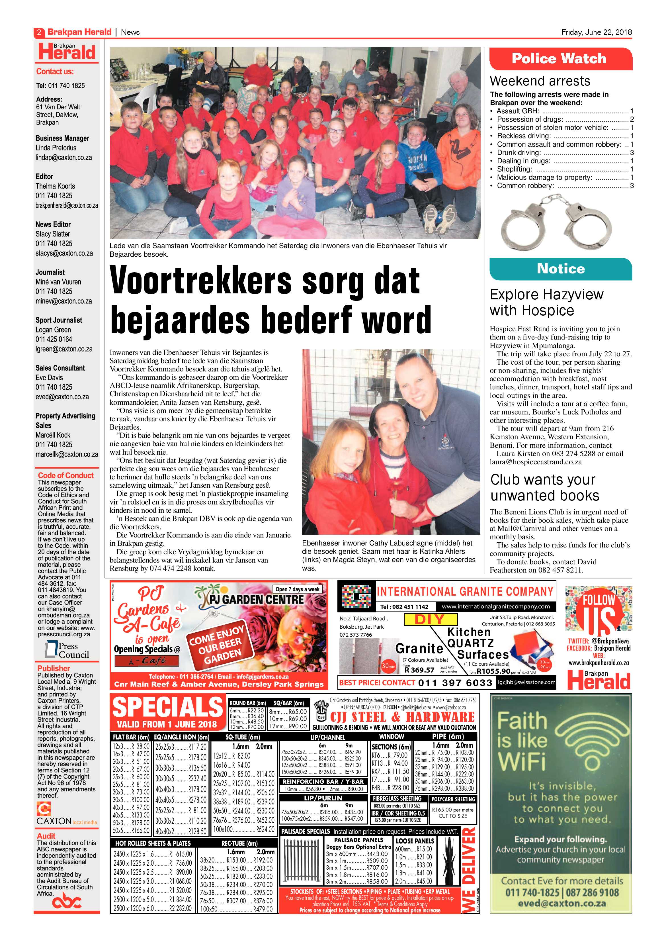 Brakpan Herald 22 June 2018 page 2