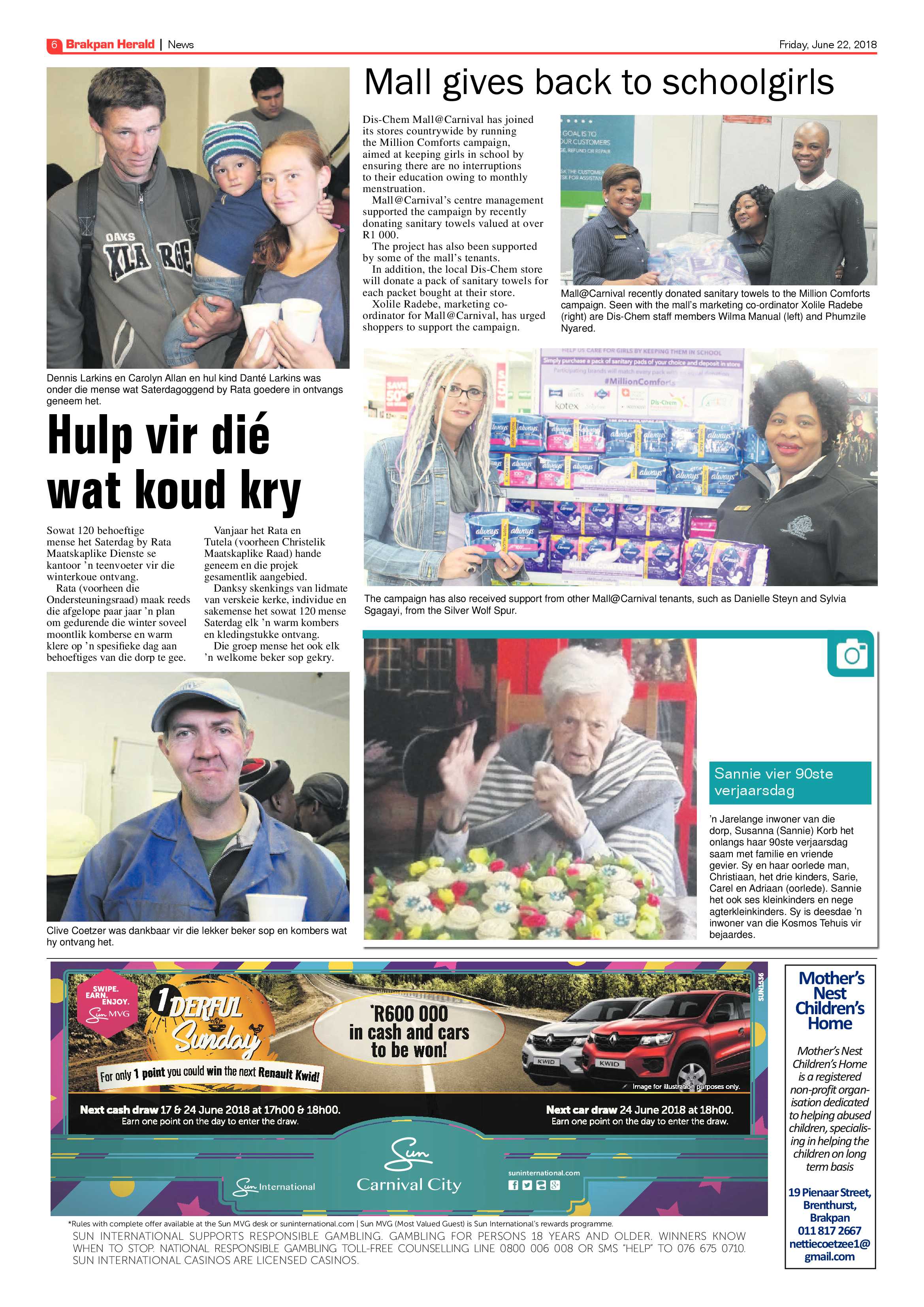 Brakpan Herald 22 June 2018 page 6