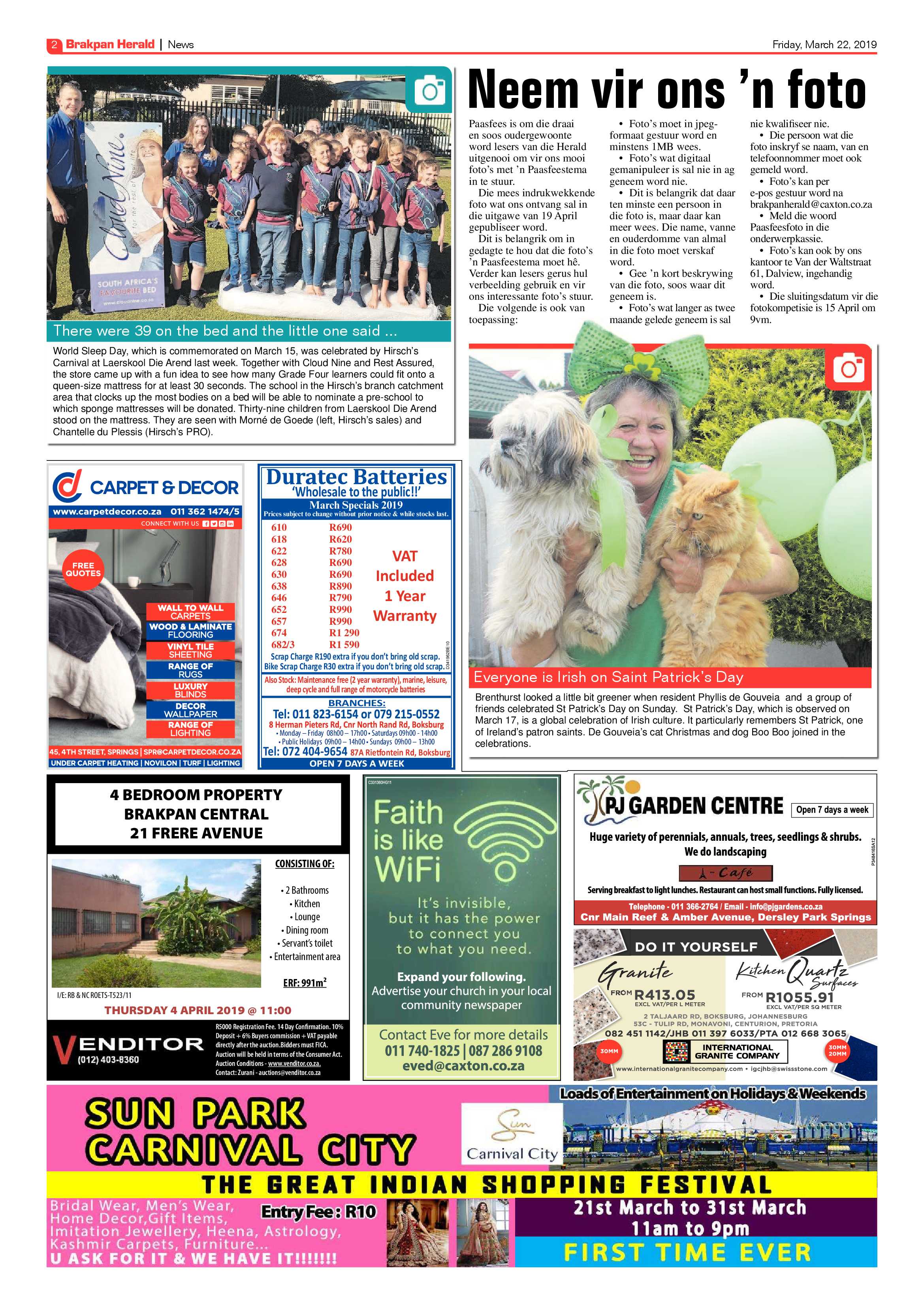 Brakpan Herald 22 March 2019 page 2