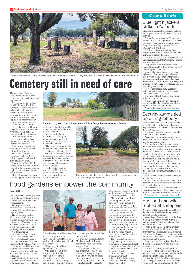Brakpan Herald 22 March 2024 page 4