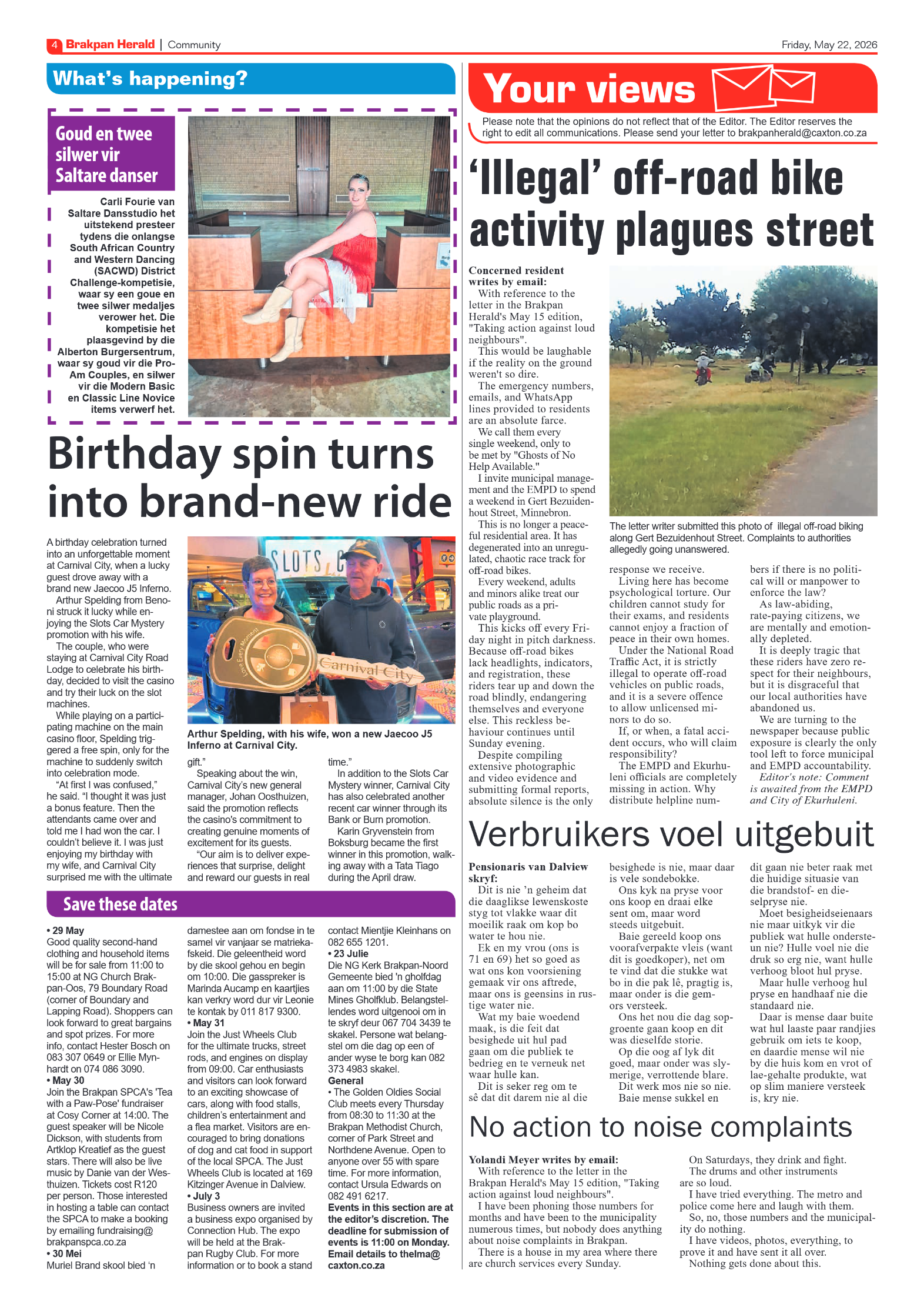 Brakpan Herald 22 May 2026 page 4