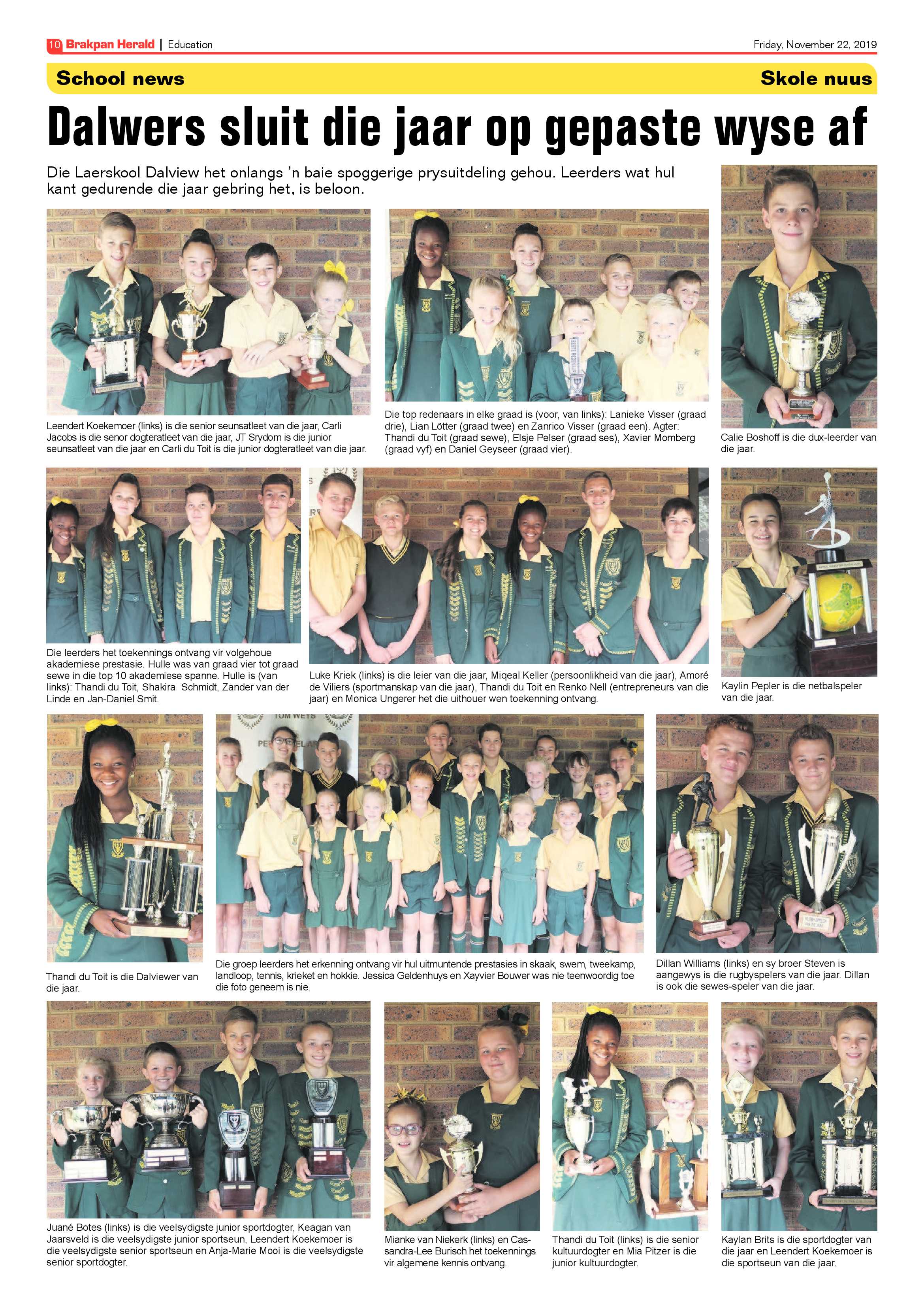 Brakpan Herald 22 November 2019 page 10