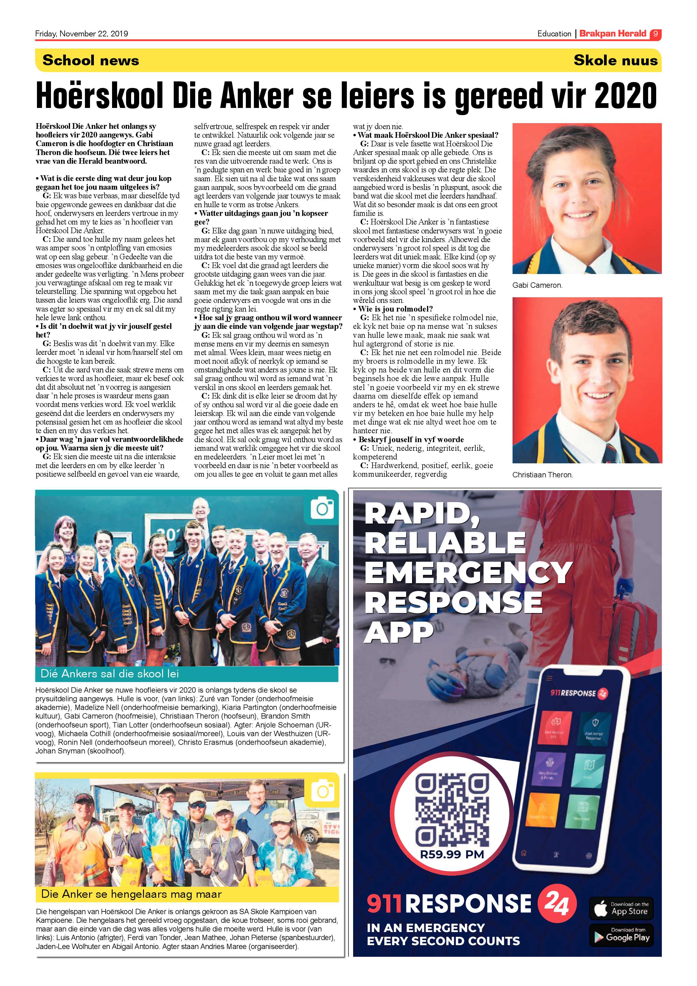 Brakpan Herald 22 November 2019 page 9