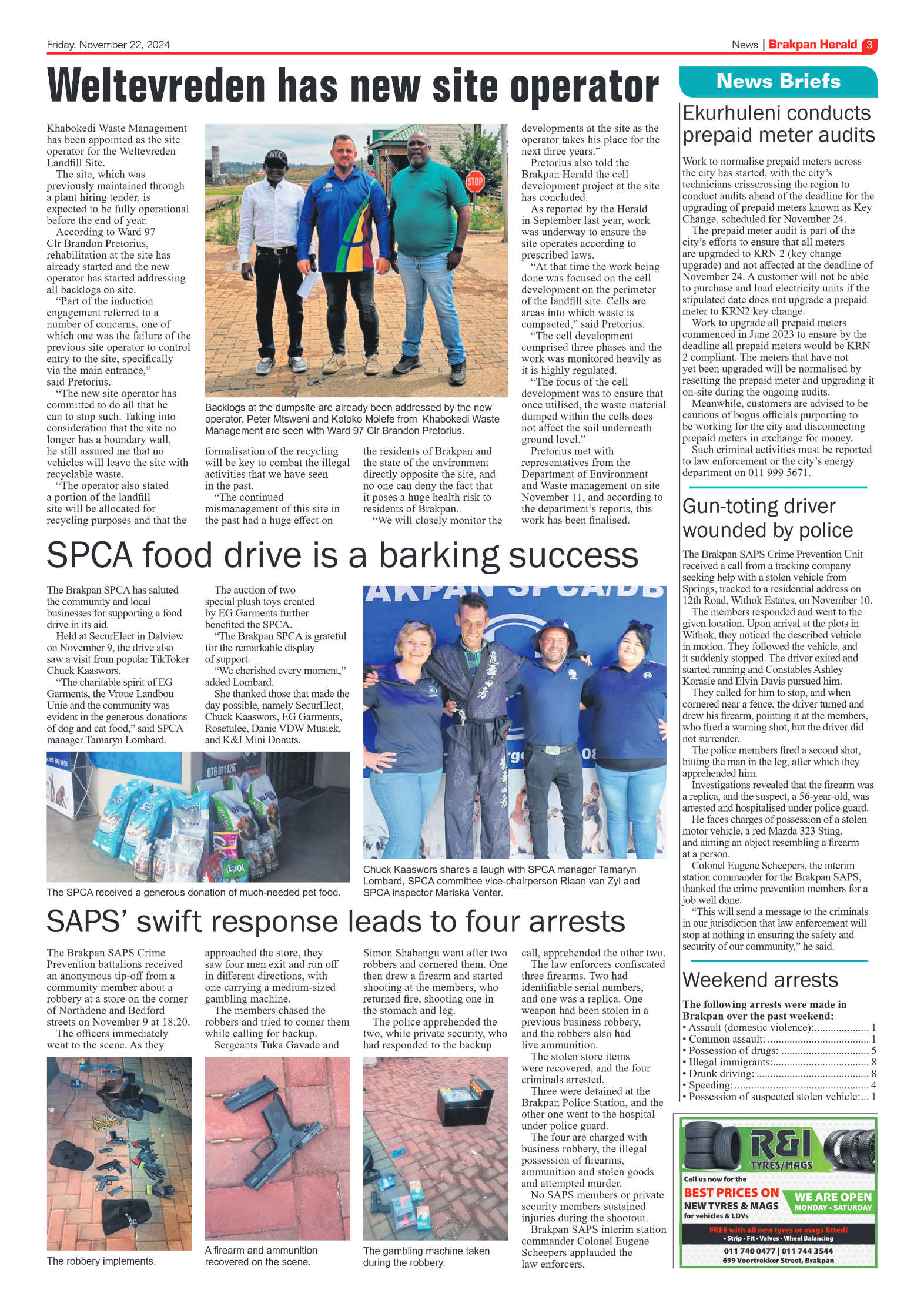Brakpan Herald 22 November 2024 page 3