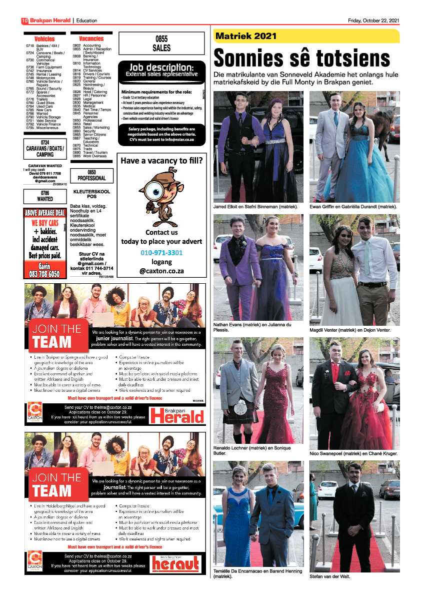 Brakpan Herald 22 October 2021 page 10
