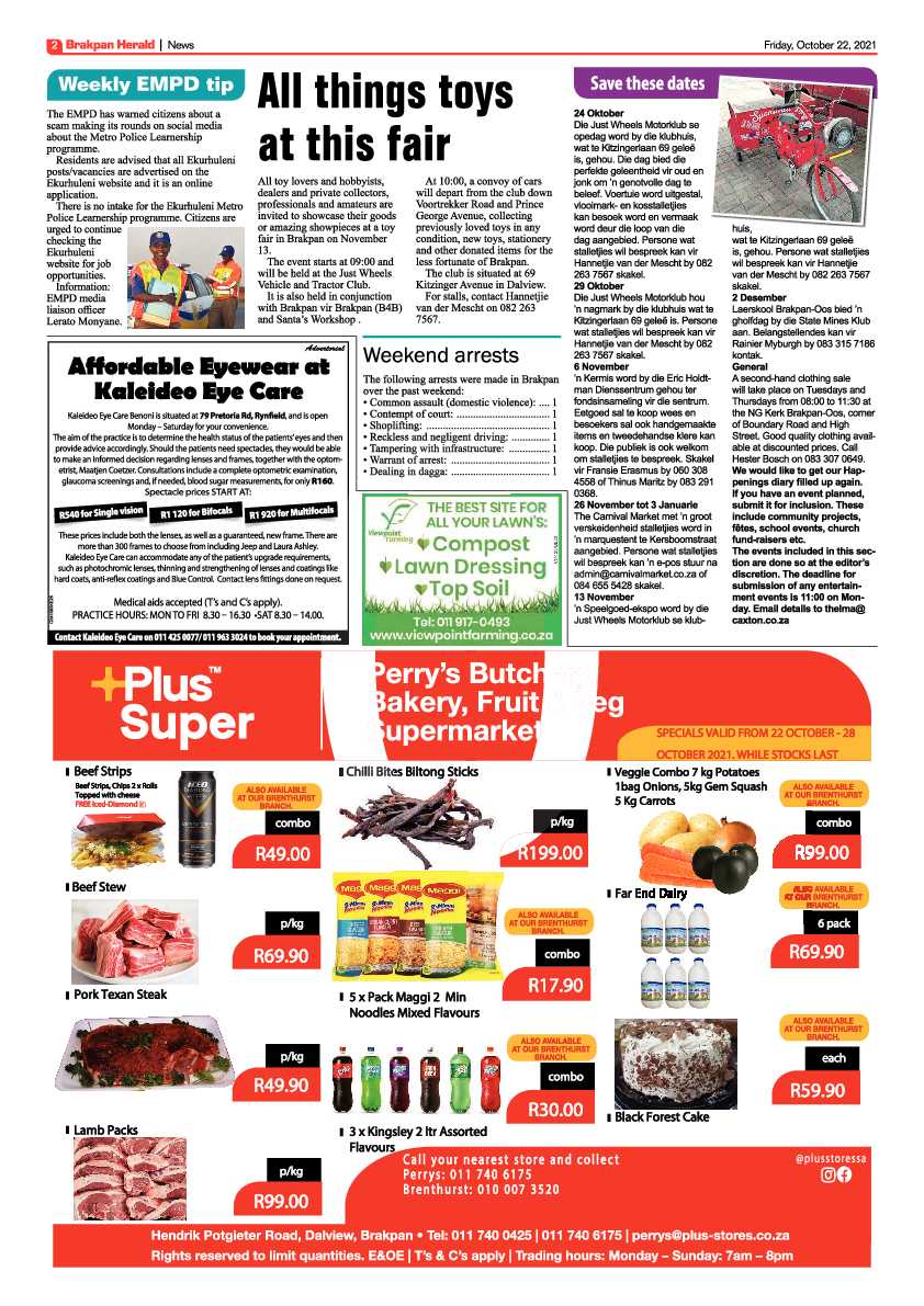 Brakpan Herald 22 October 2021 page 2