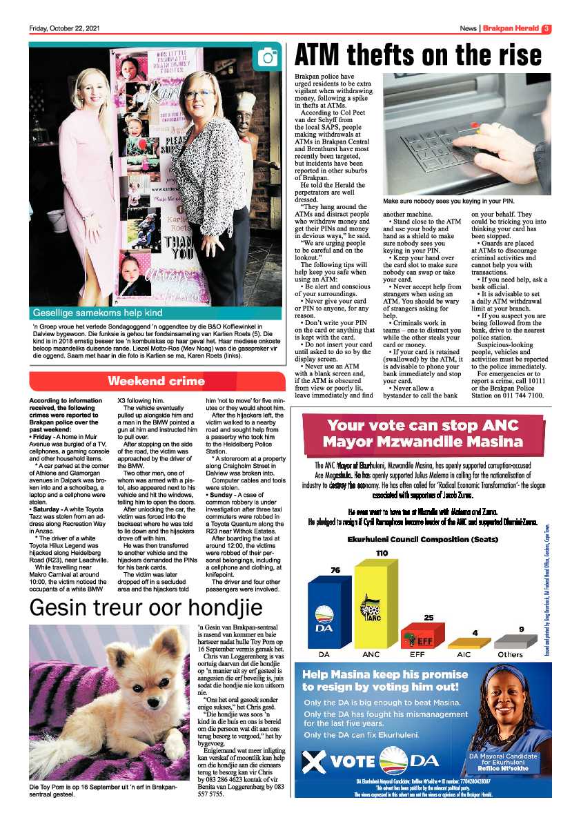 Brakpan Herald 22 October 2021 page 3