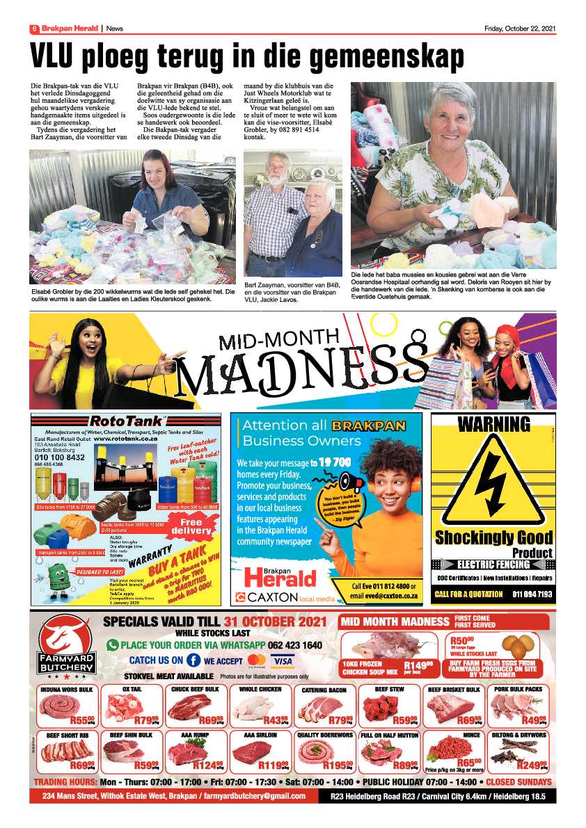 Brakpan Herald 22 October 2021 page 6