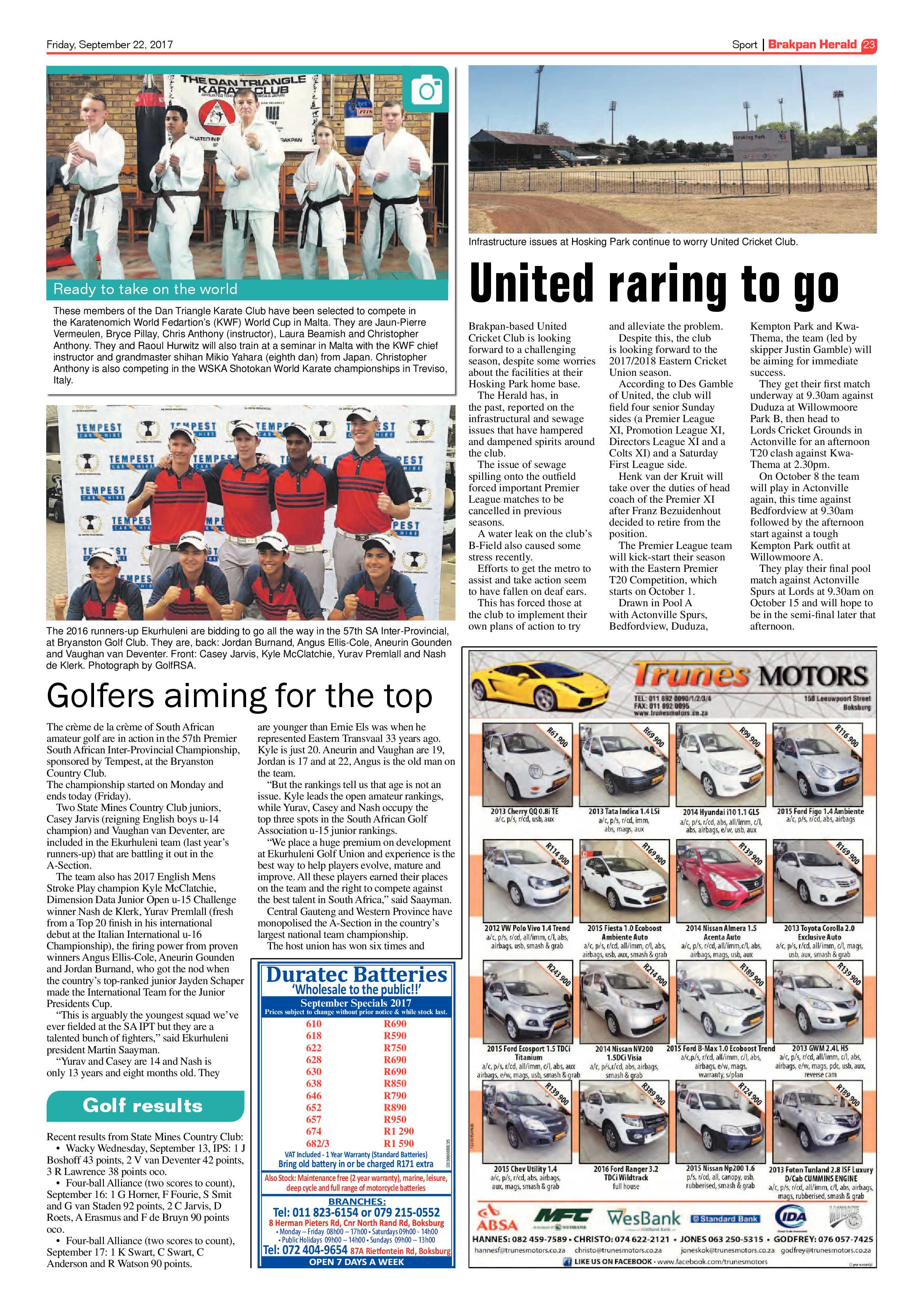 Brakpan Herald 22 September 2017 page 23