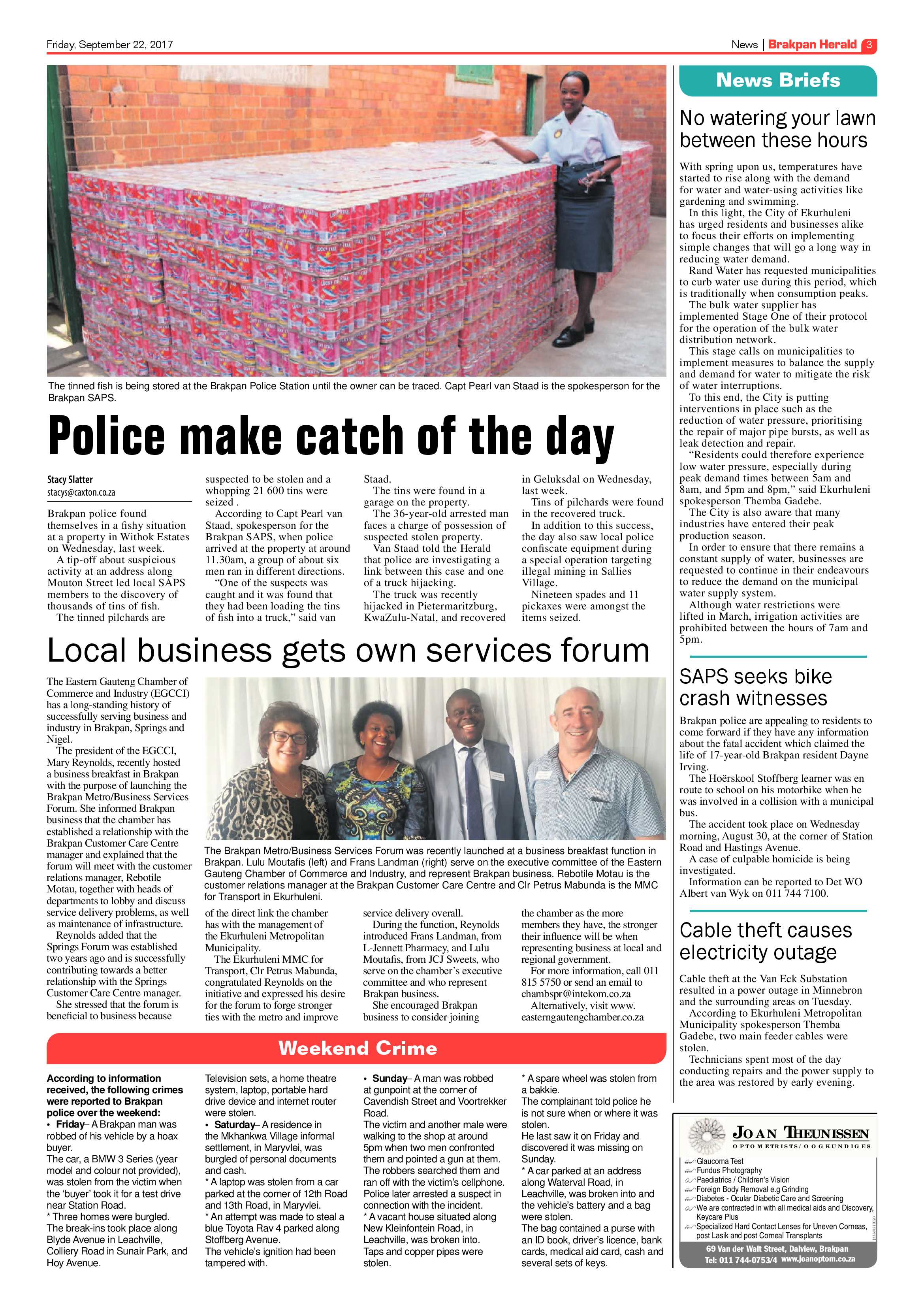 Brakpan Herald 22 September 2017 page 3