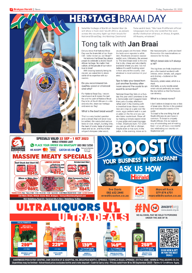 Brakpan Herald 22 September 2023 page 4