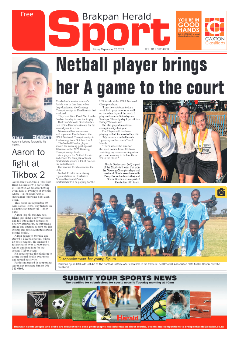 Brakpan Herald 22 September 2023 page 8