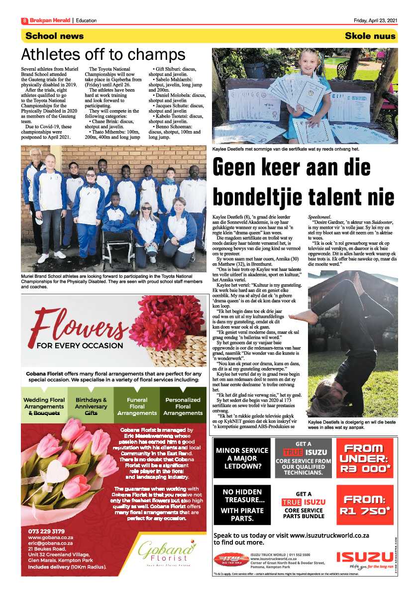 Brakpan Herald 23 April 2021 page 8