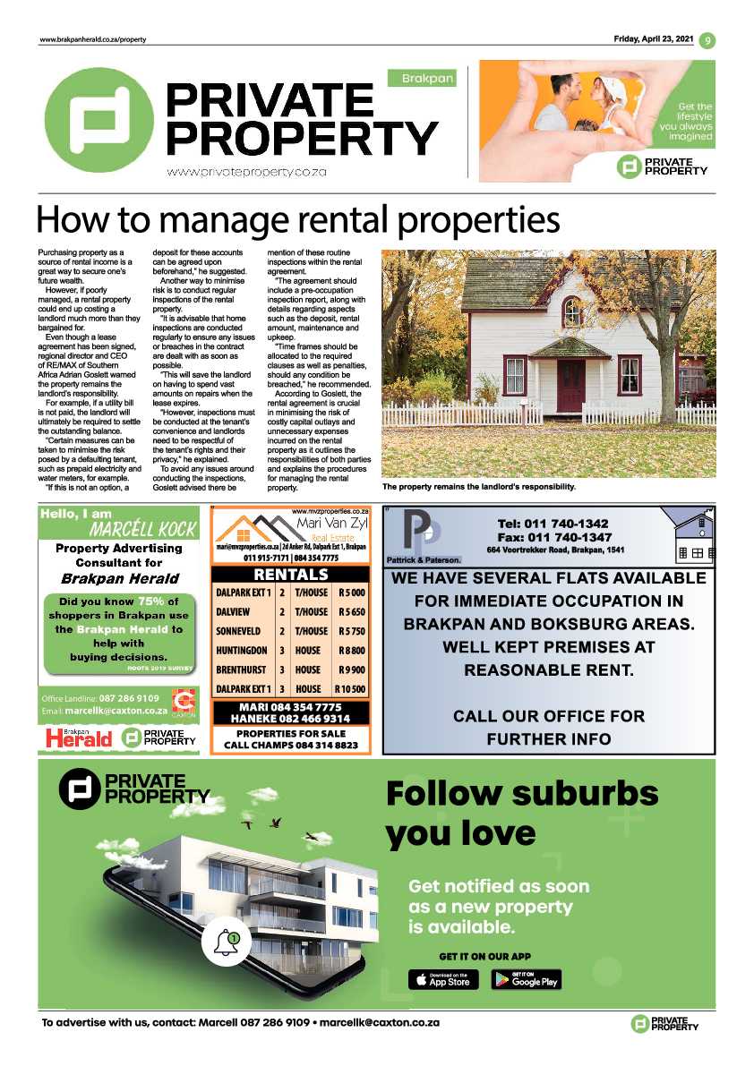 Brakpan Herald 23 April 2021 page 9