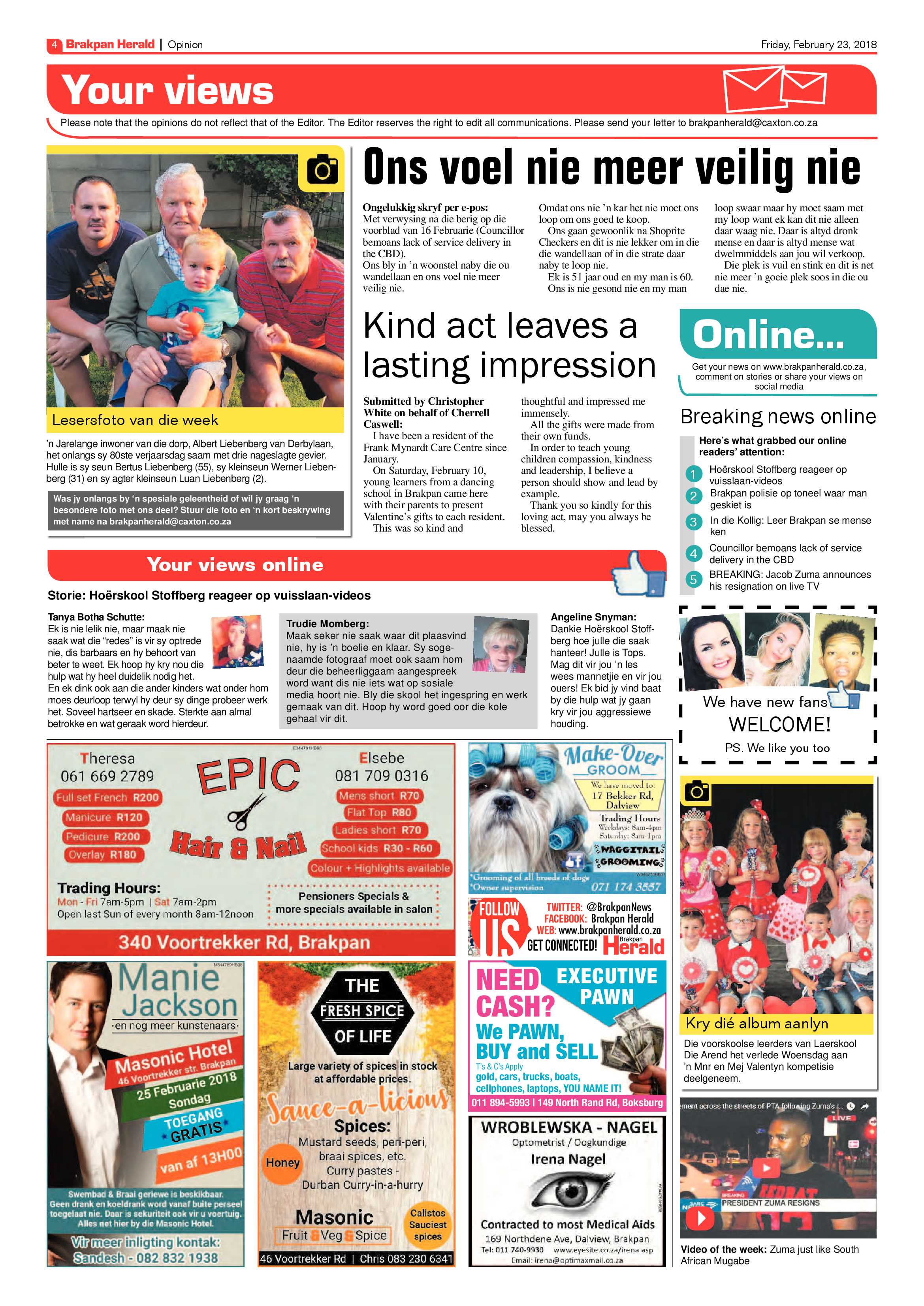 Brakpan Herald 23 February 2018 page 6