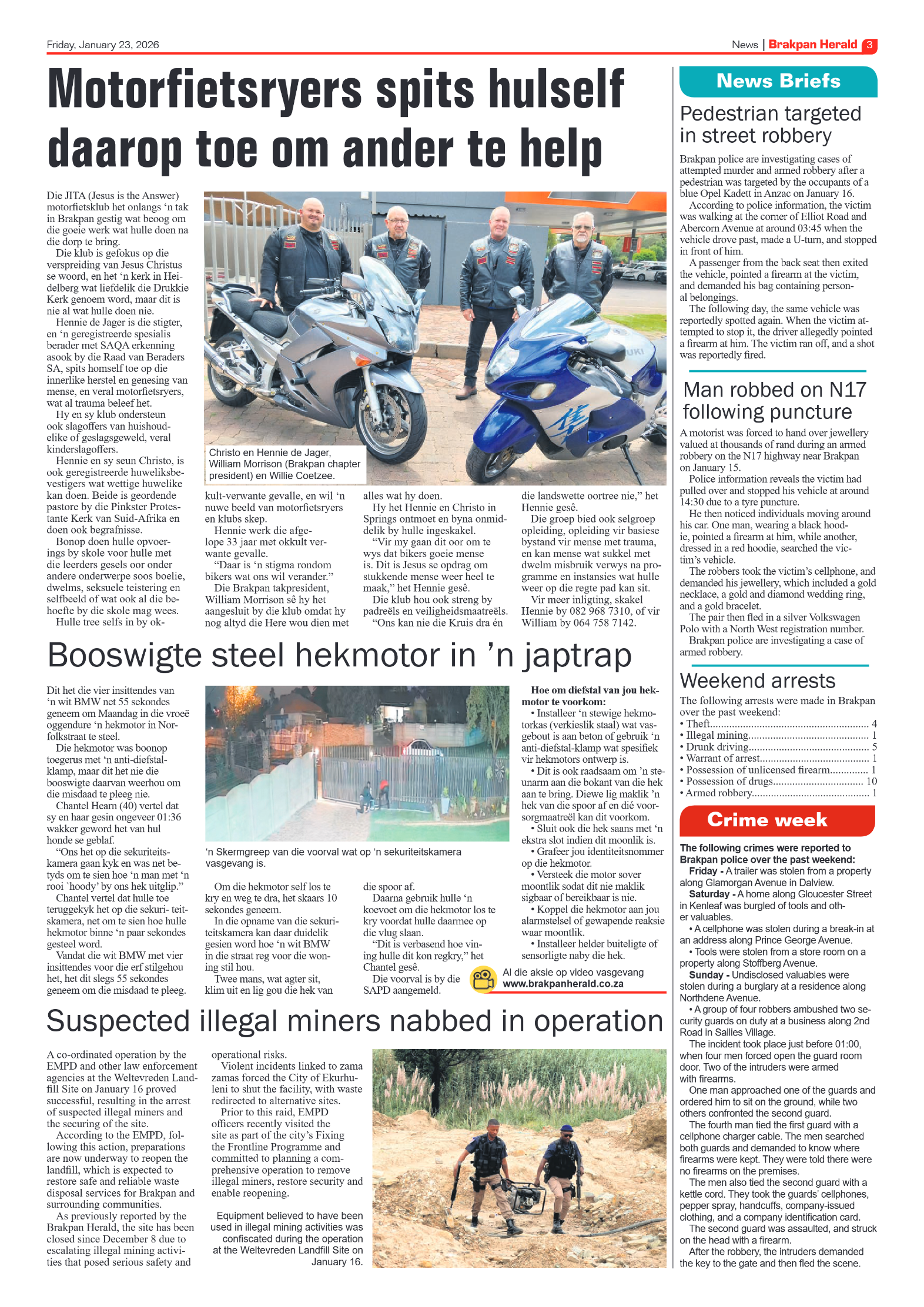 Brakpan Herald 23 January 2026 page 3