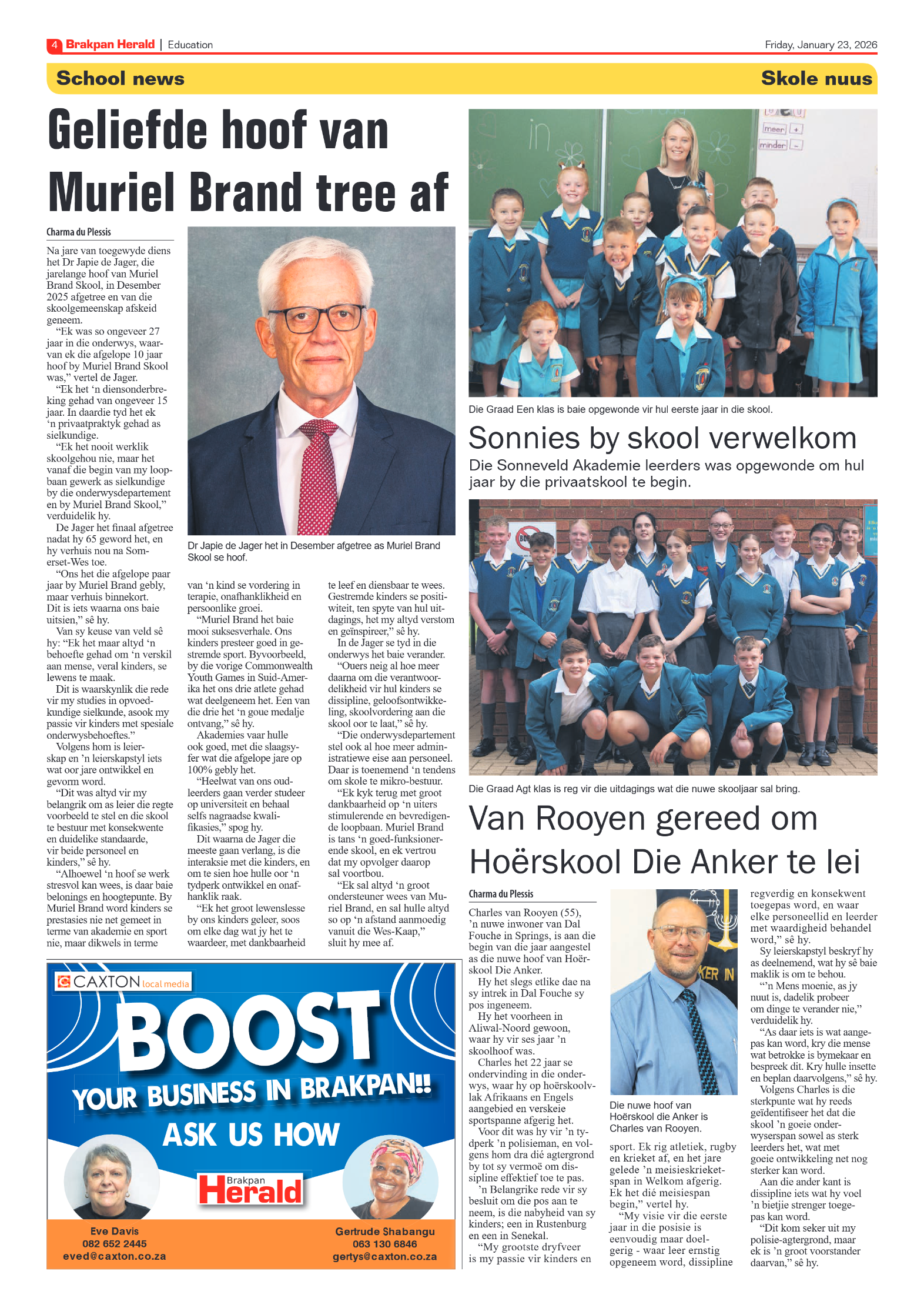 Brakpan Herald 23 January 2026 page 4