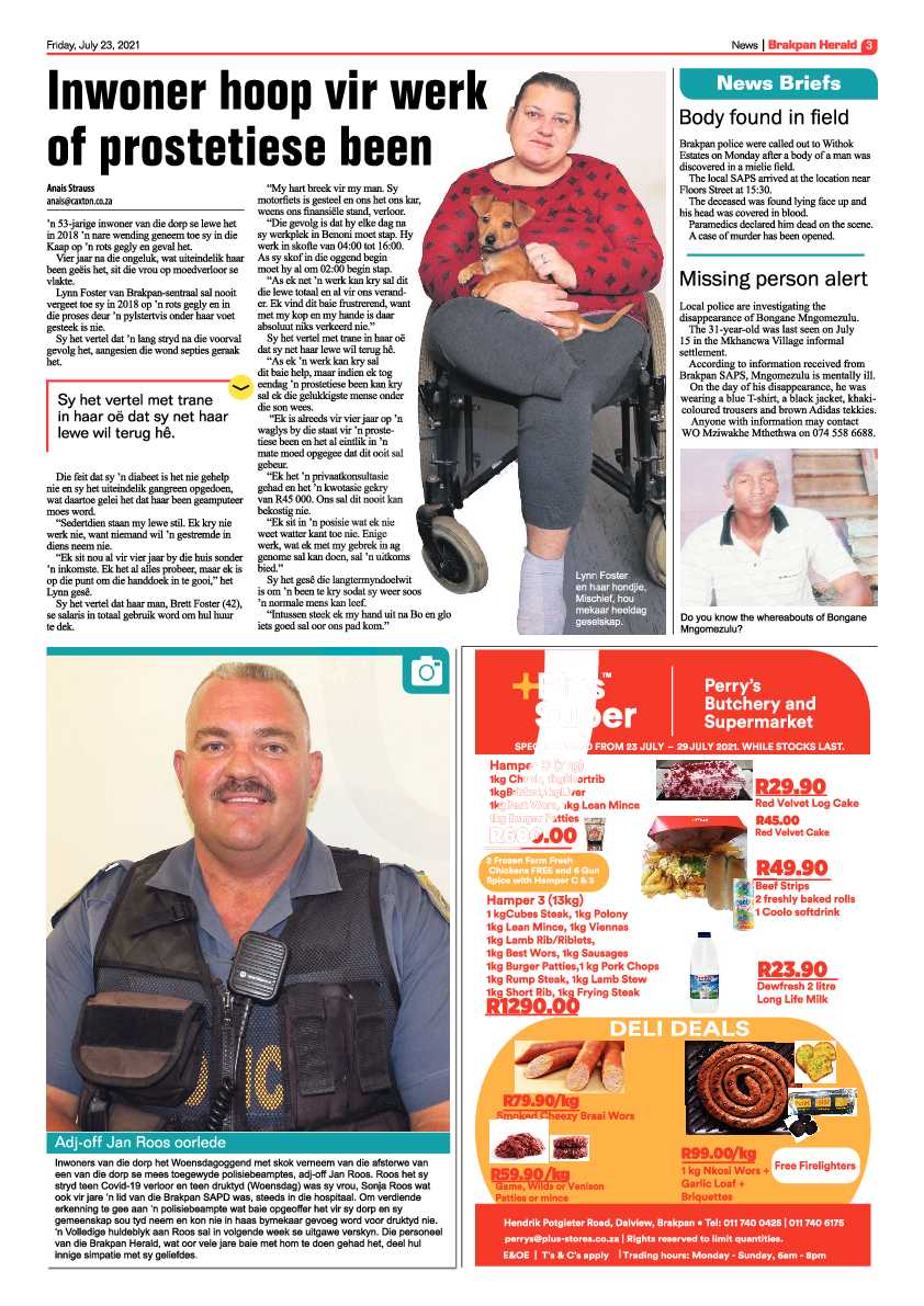 Brakpan Herald 23 July 2021 page 3