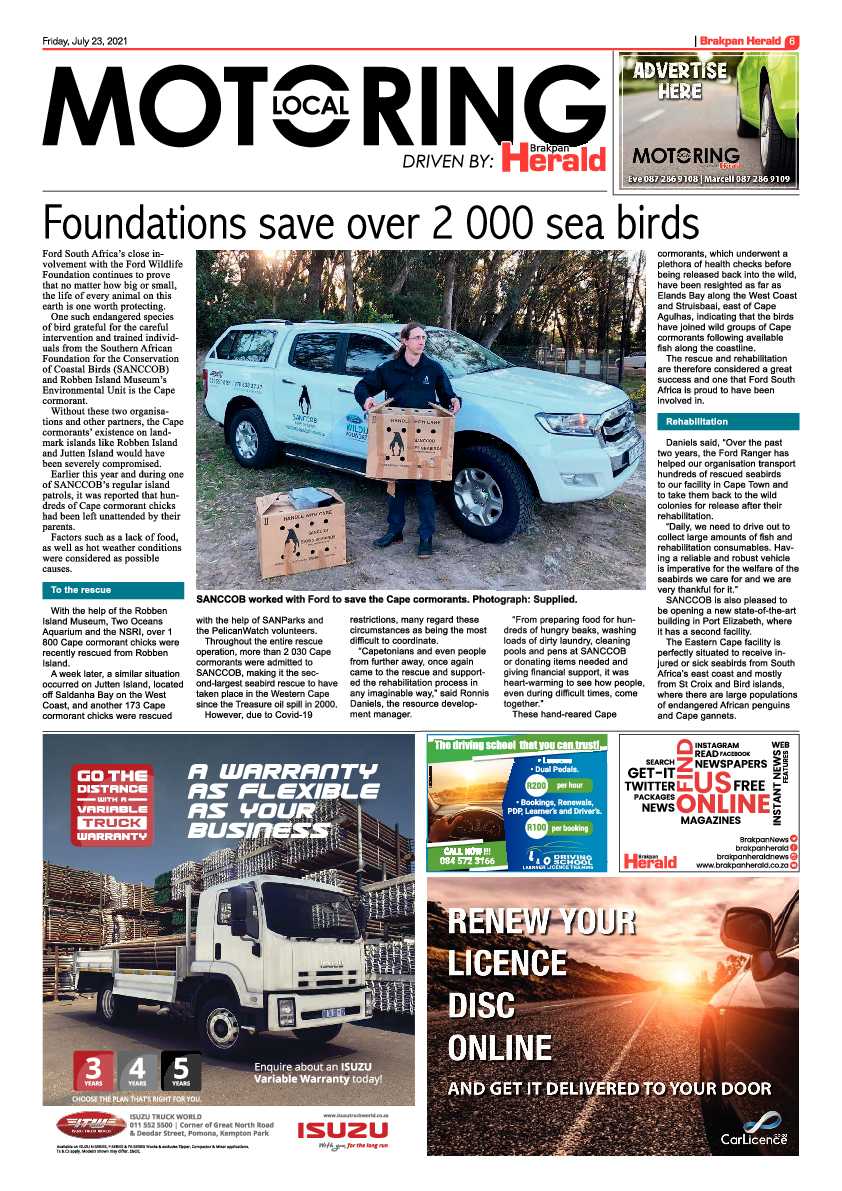 Brakpan Herald 23 July 2021 page 6