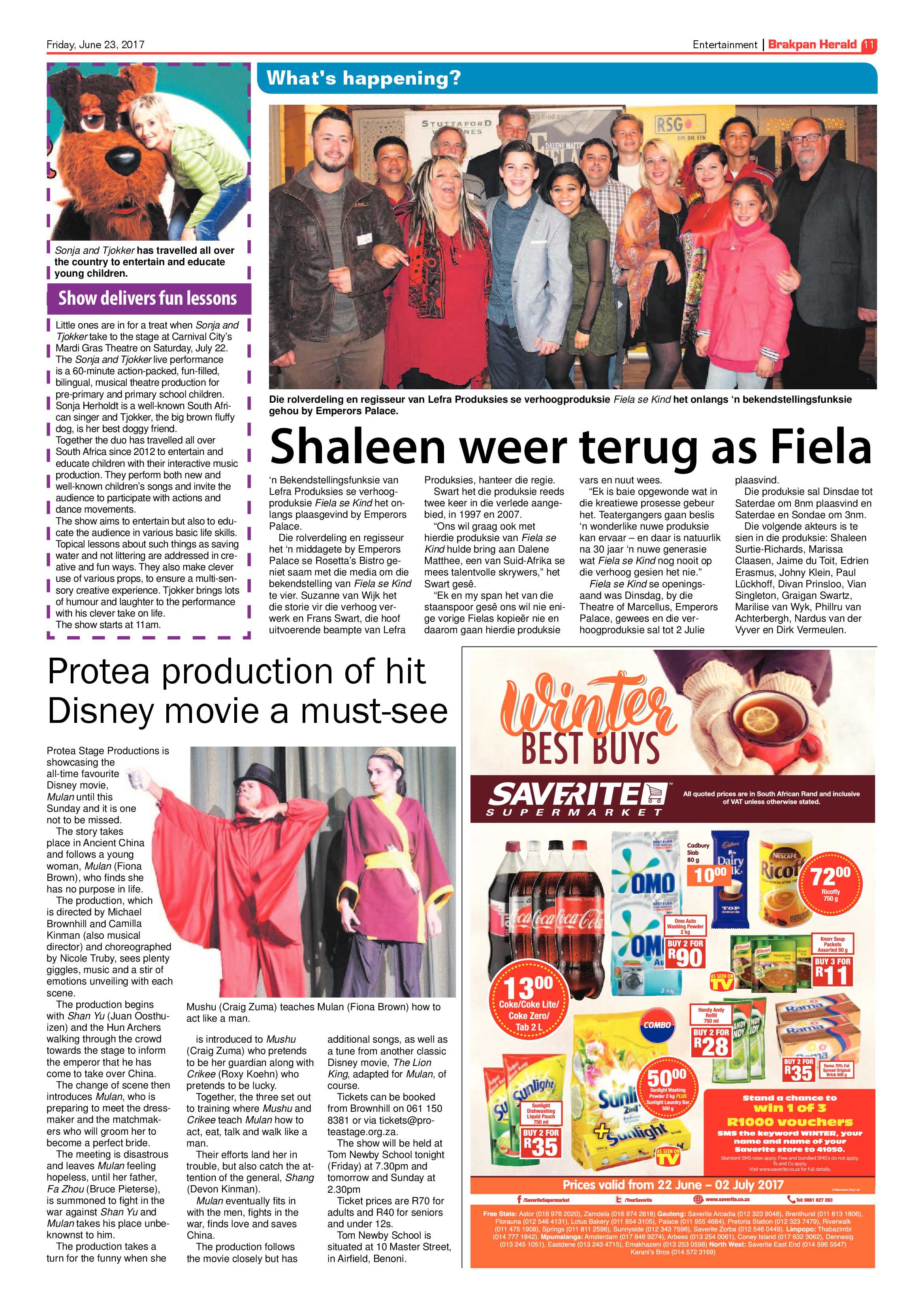 Brakpan Herald 23 June 2017 page 11