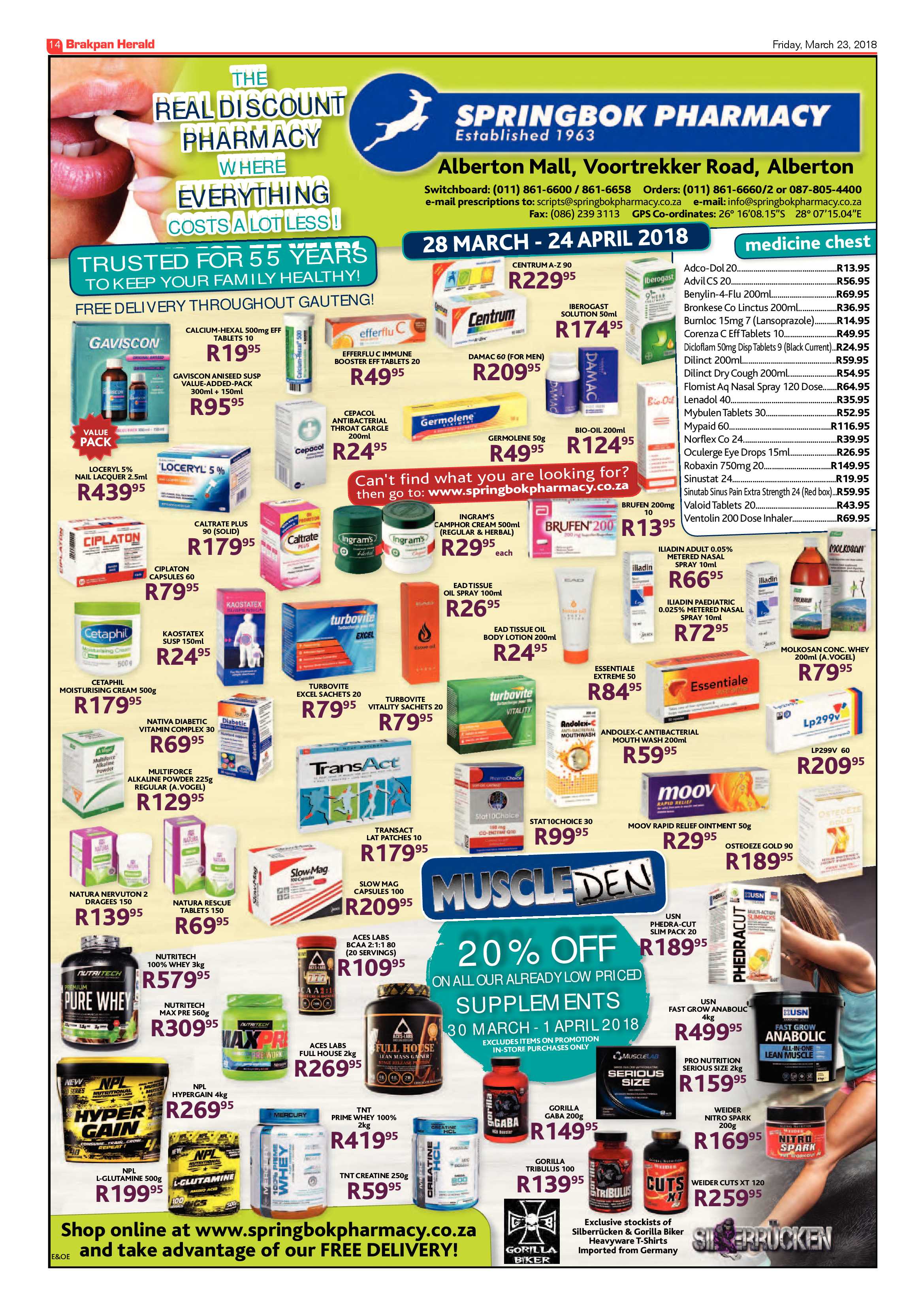 Brakpan Herald 23 March 2018 page 16
