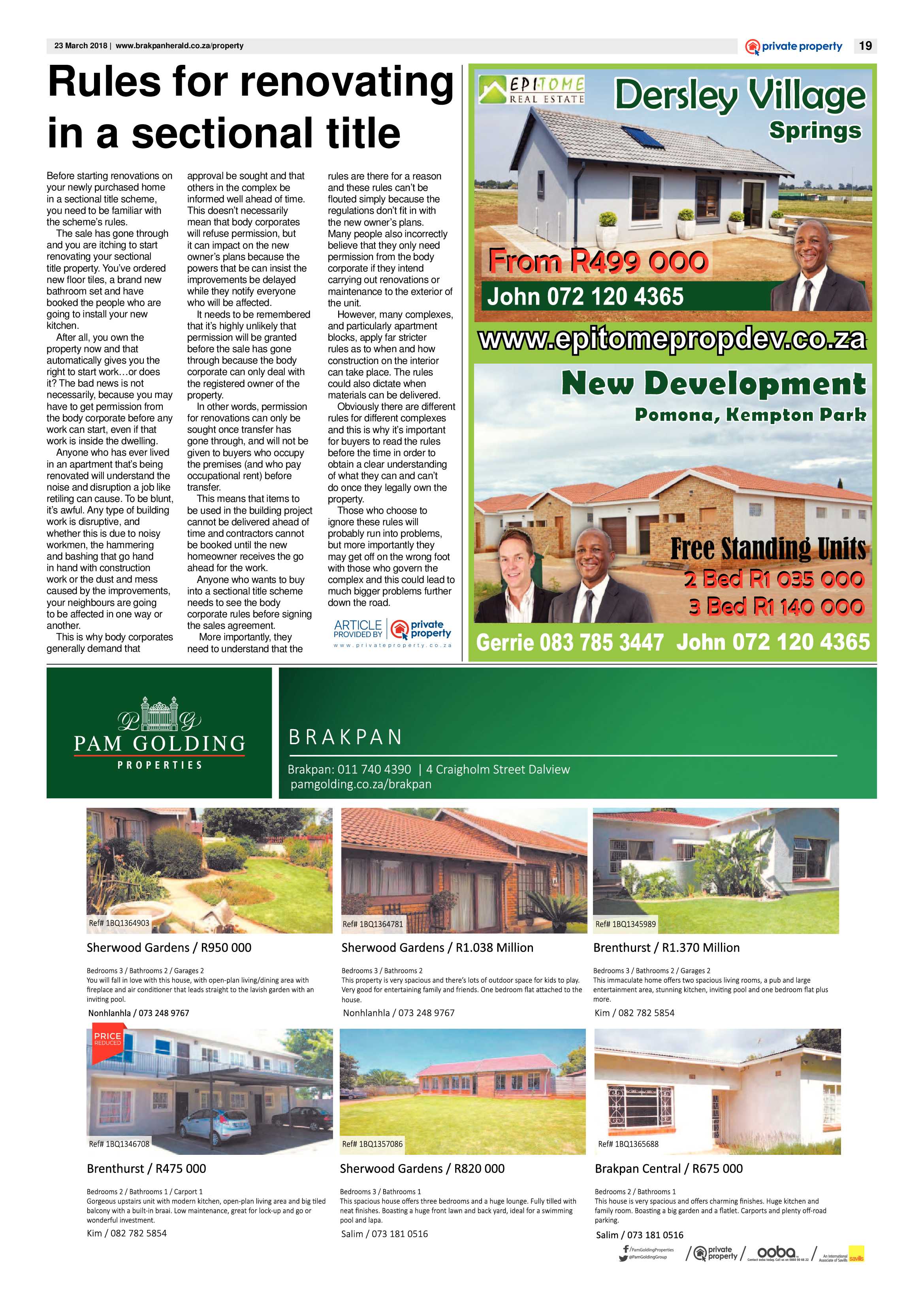 Brakpan Herald 23 March 2018 page 21