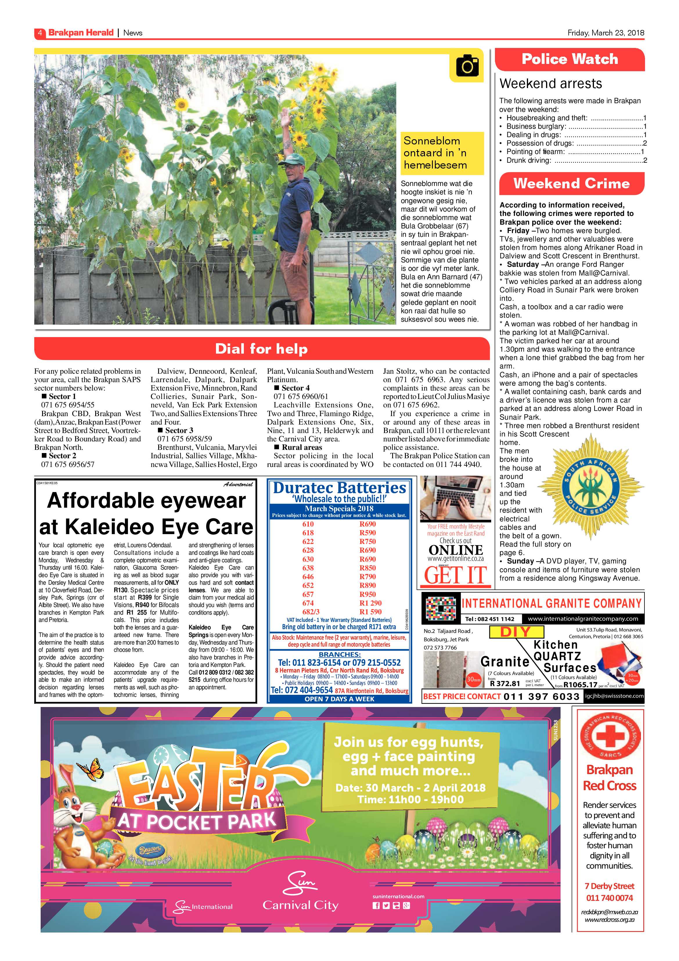 Brakpan Herald 23 March 2018 page 6
