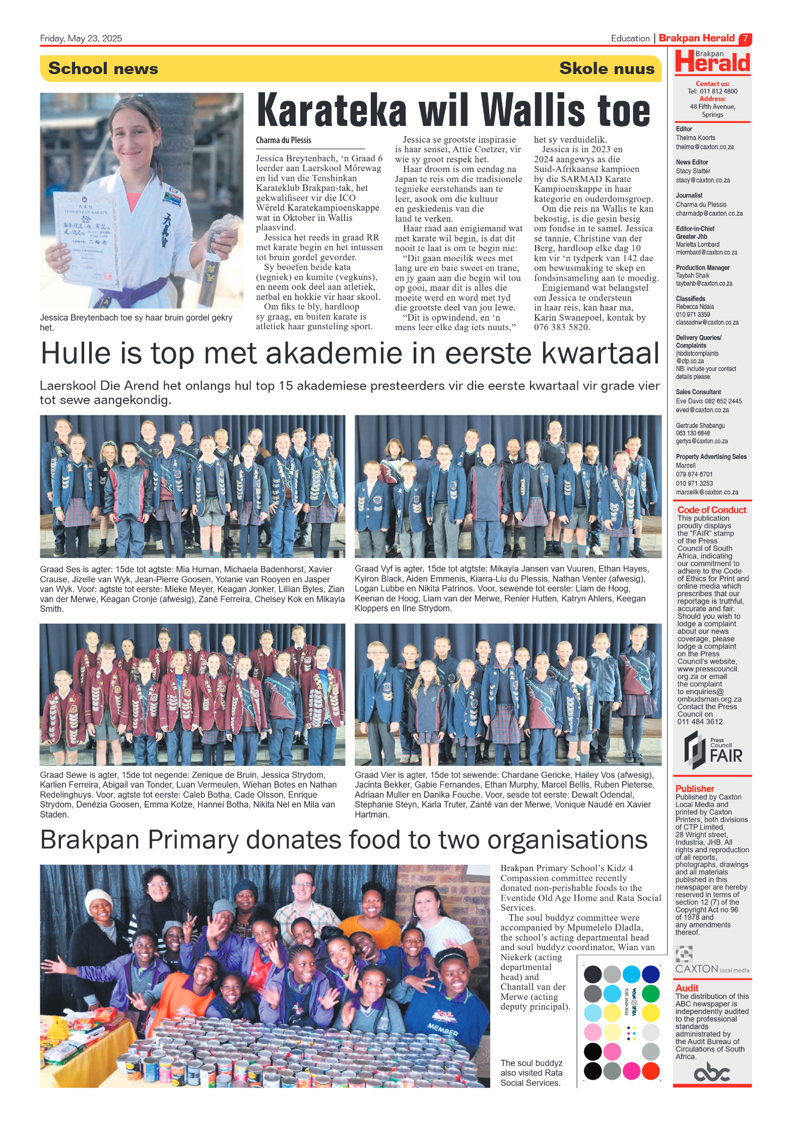 Brakpan Herald 23 May 2025 page 7