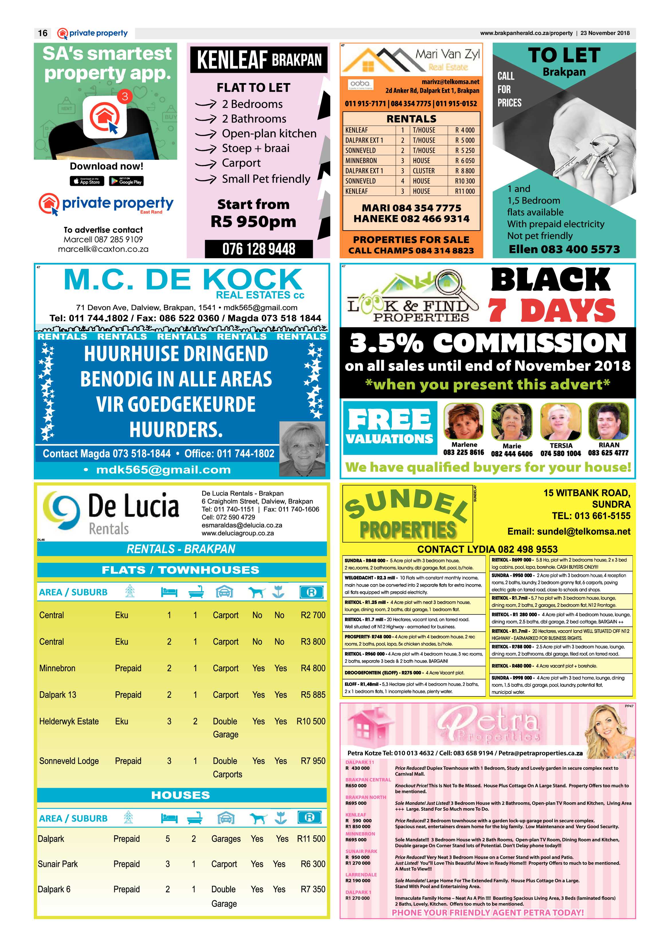 Brakpan Herald 23 November 2018 page 16