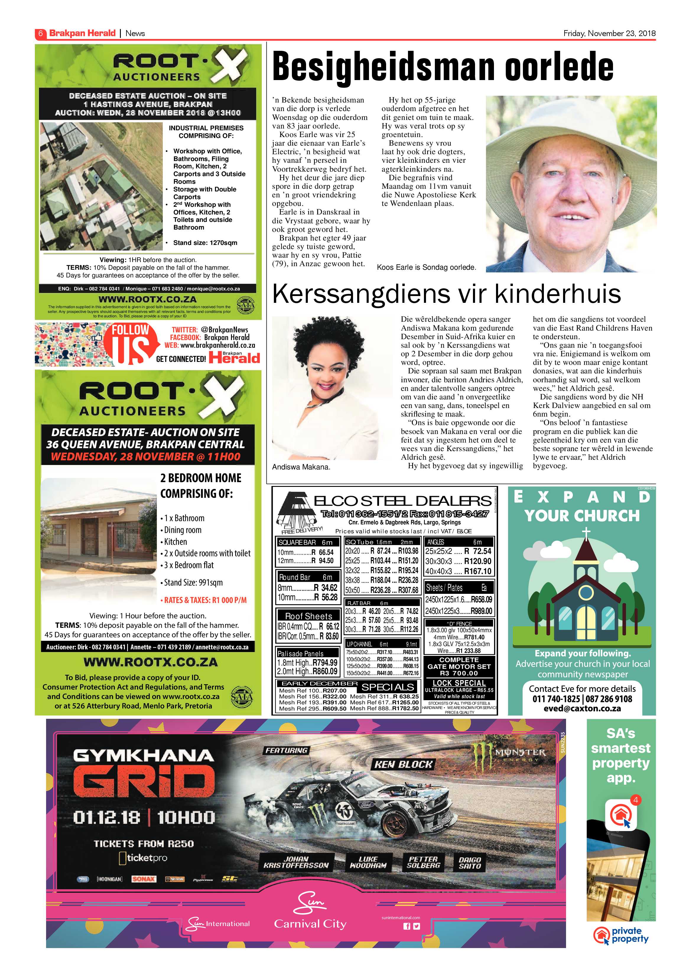 Brakpan Herald 23 November 2018 page 6