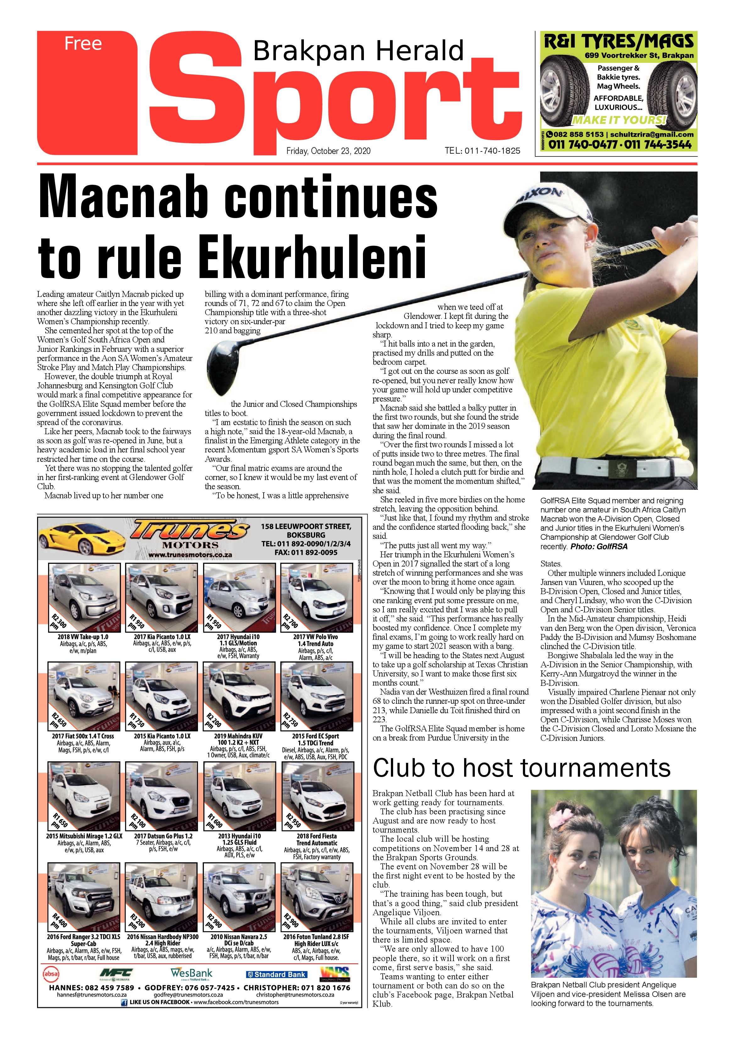 Brakpan Herald 23 October 2020 page 12