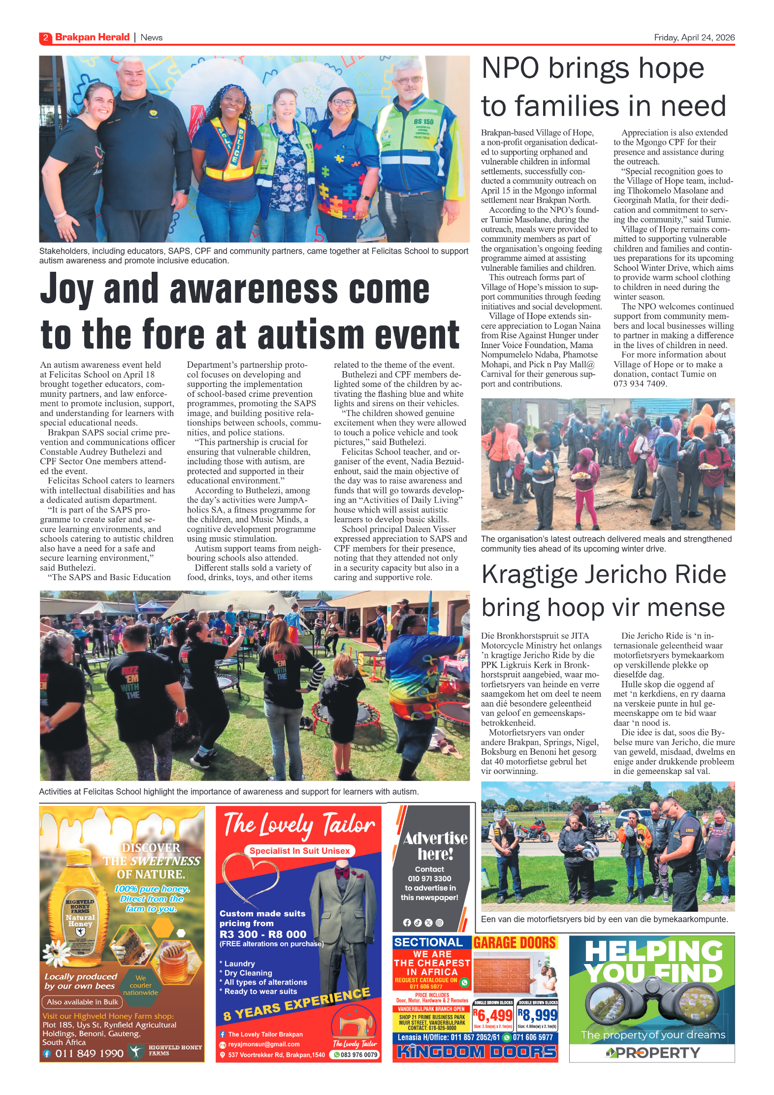 Brakpan Herald 24 April 2026 page 2